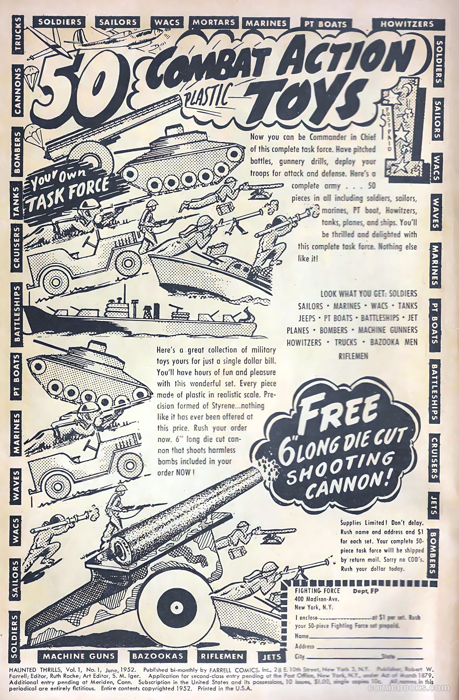 Haunted Thrills #1 — page 2 of 36