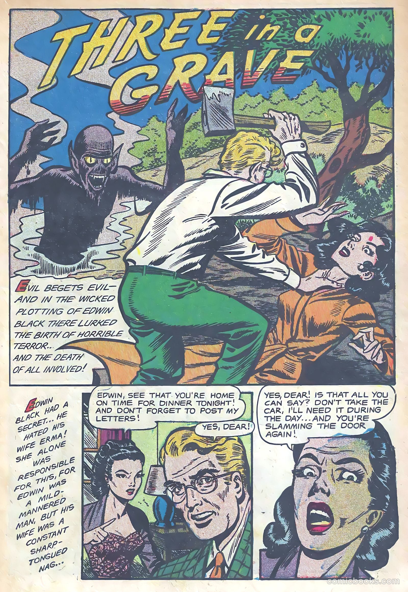 Haunted Thrills #8 — page 3 of 36