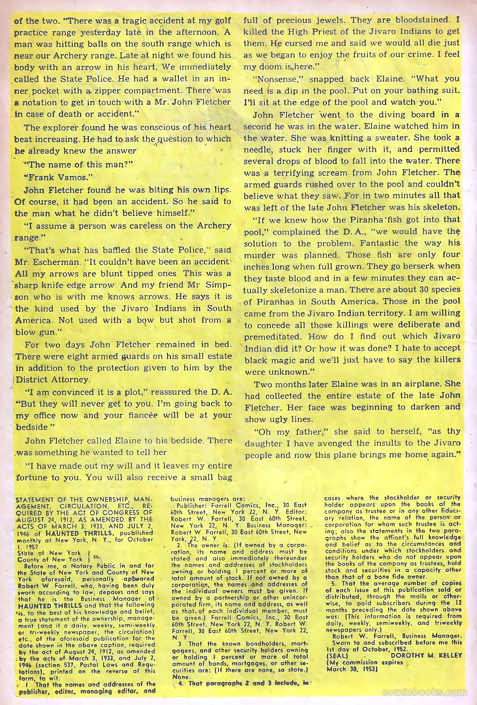 Haunted Thrills #8 — page 18 of 36