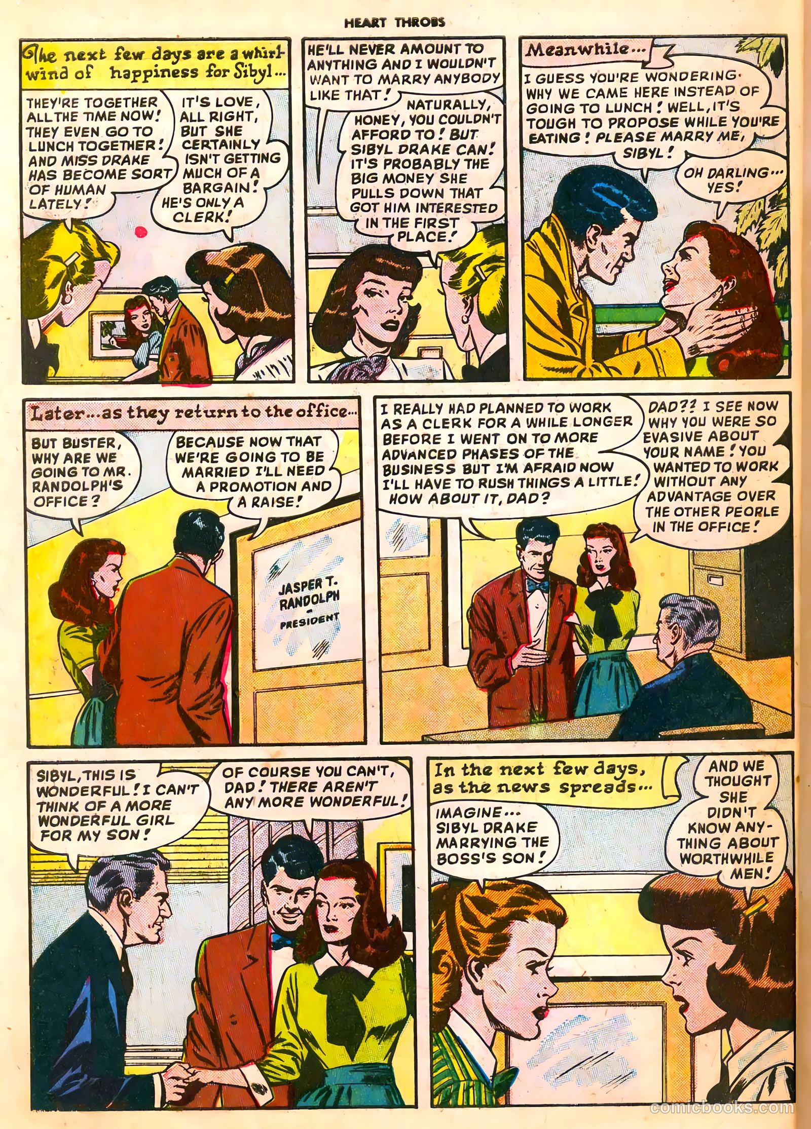 Heart Throbs #1 — page 34 of 36