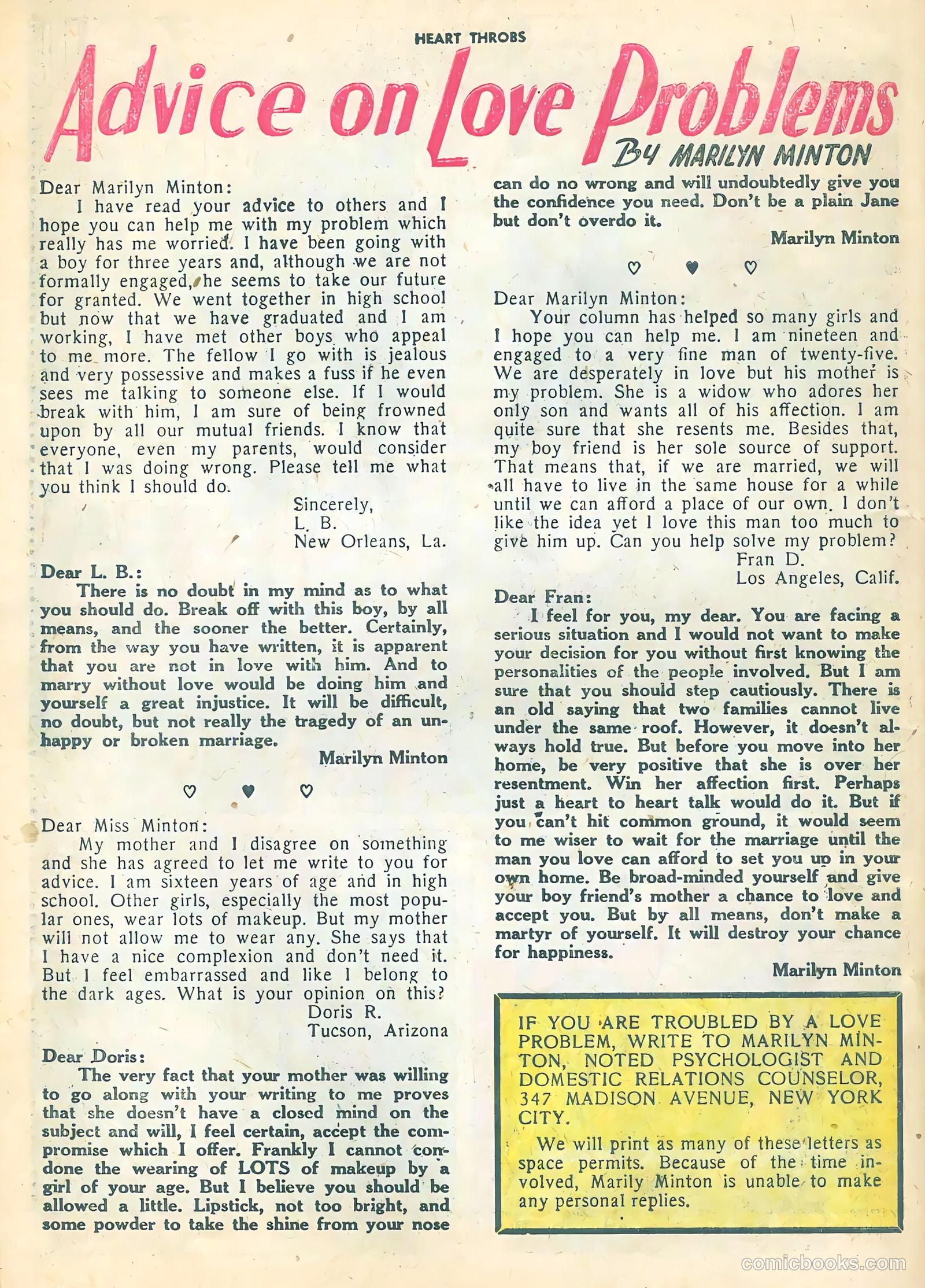 Heart Throbs #10 — page 26 of 36