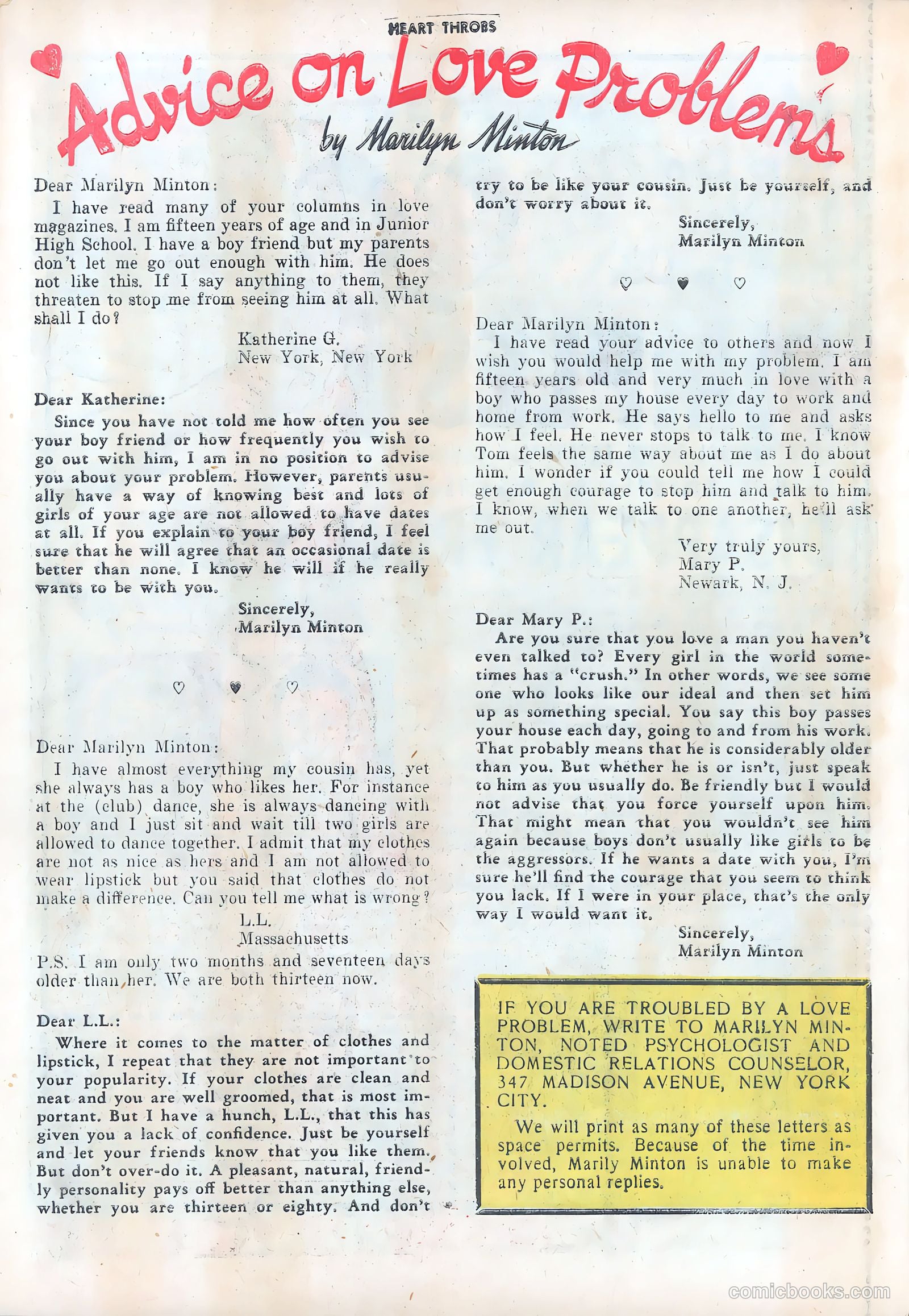Heart Throbs #12 — page 26 of 36