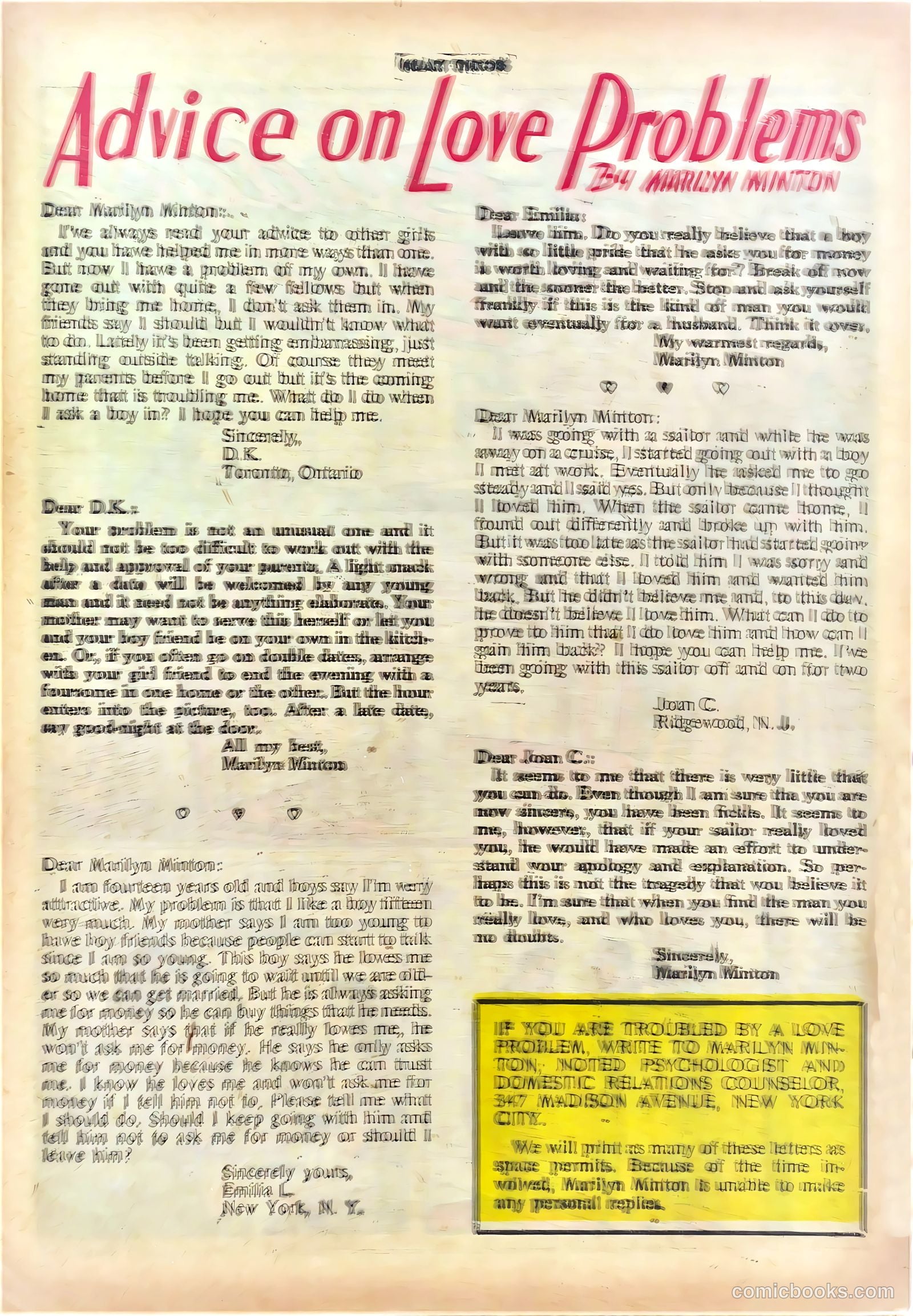 Heart Throbs #15 — page 25 of 36