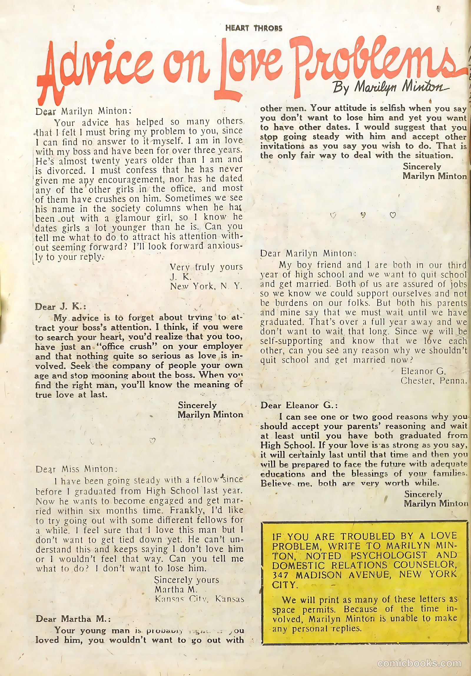 Heart Throbs #18 — page 26 of 36