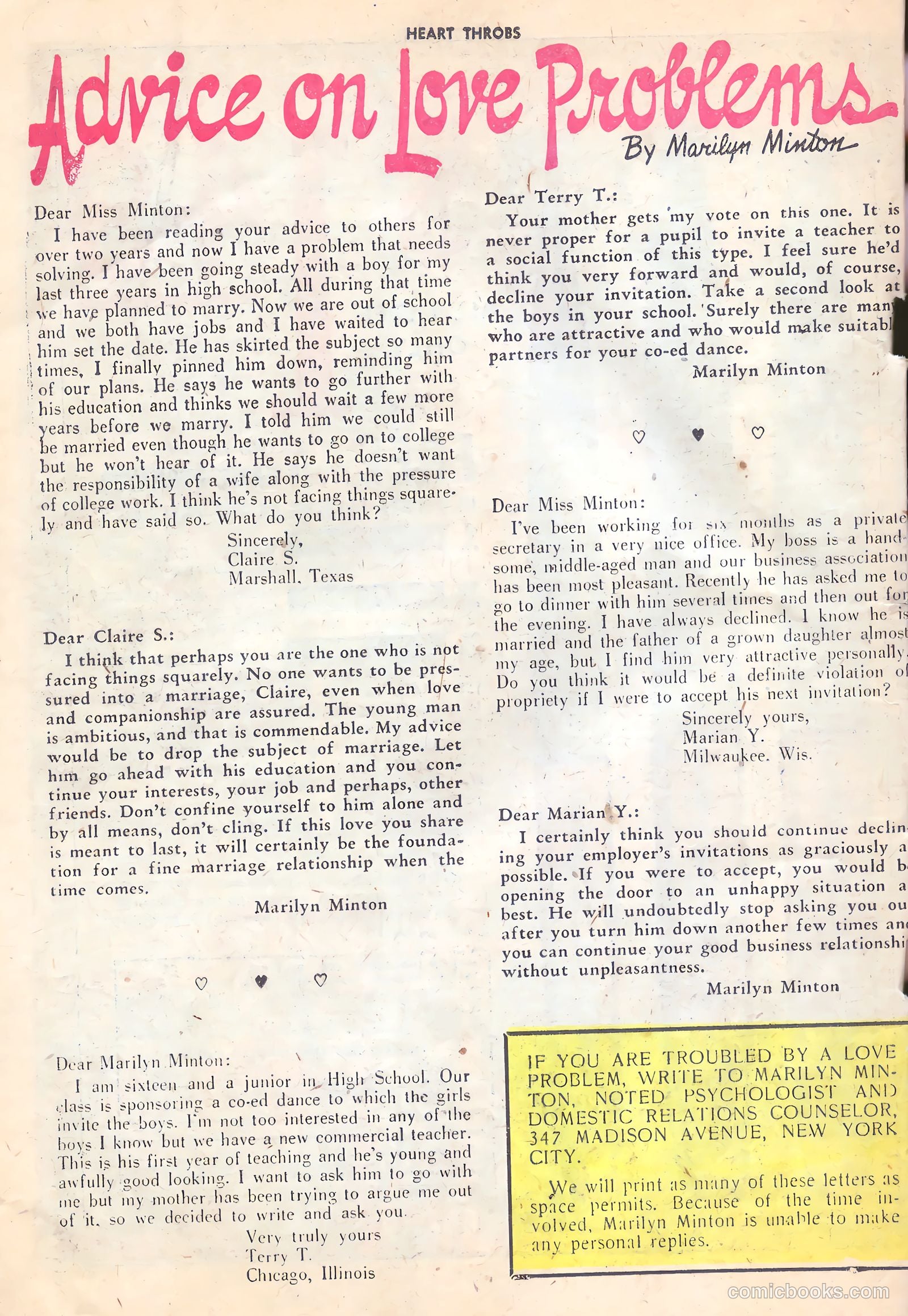 Heart Throbs #19 — page 26 of 36