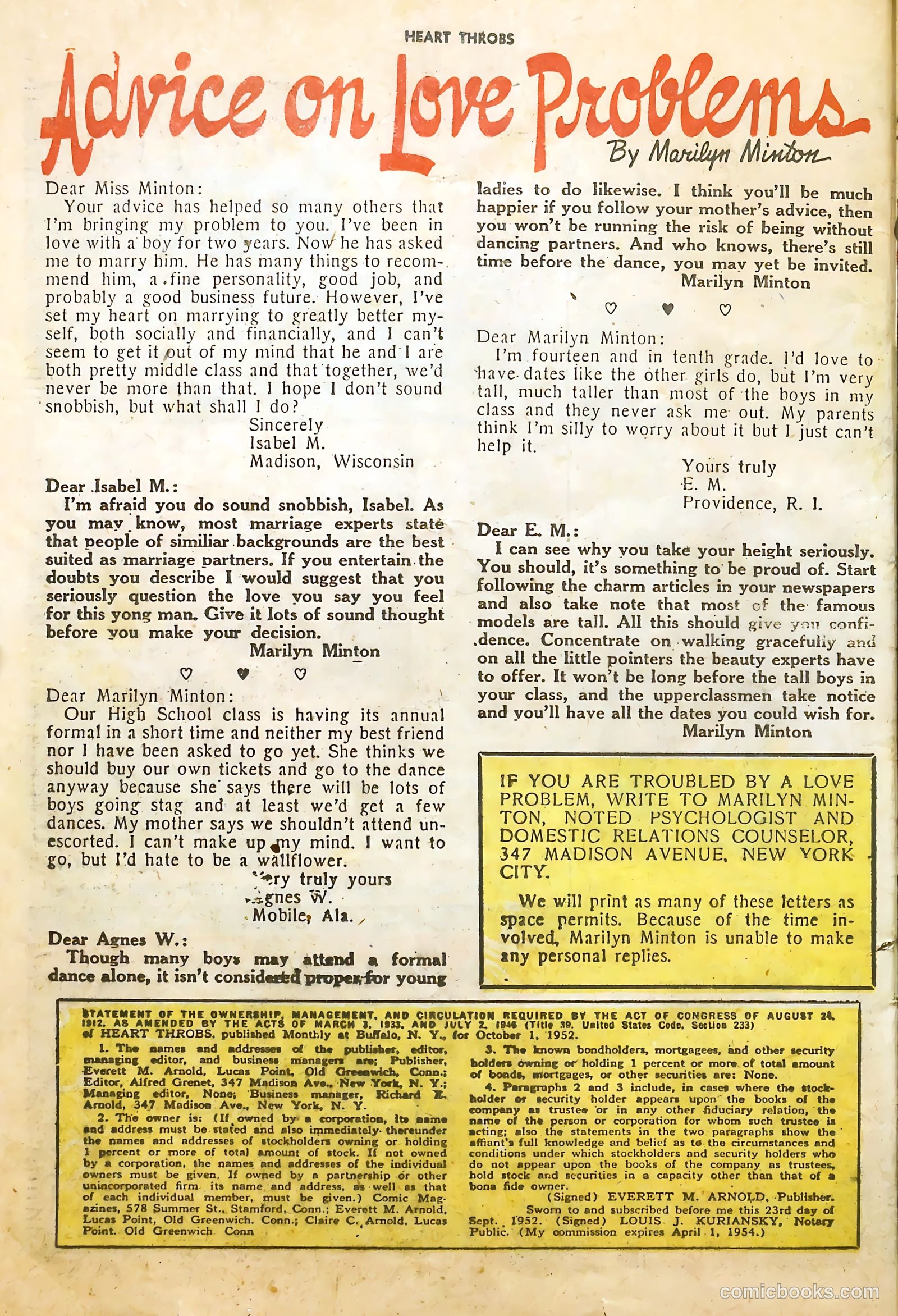 Heart Throbs #20 — page 26 of 36