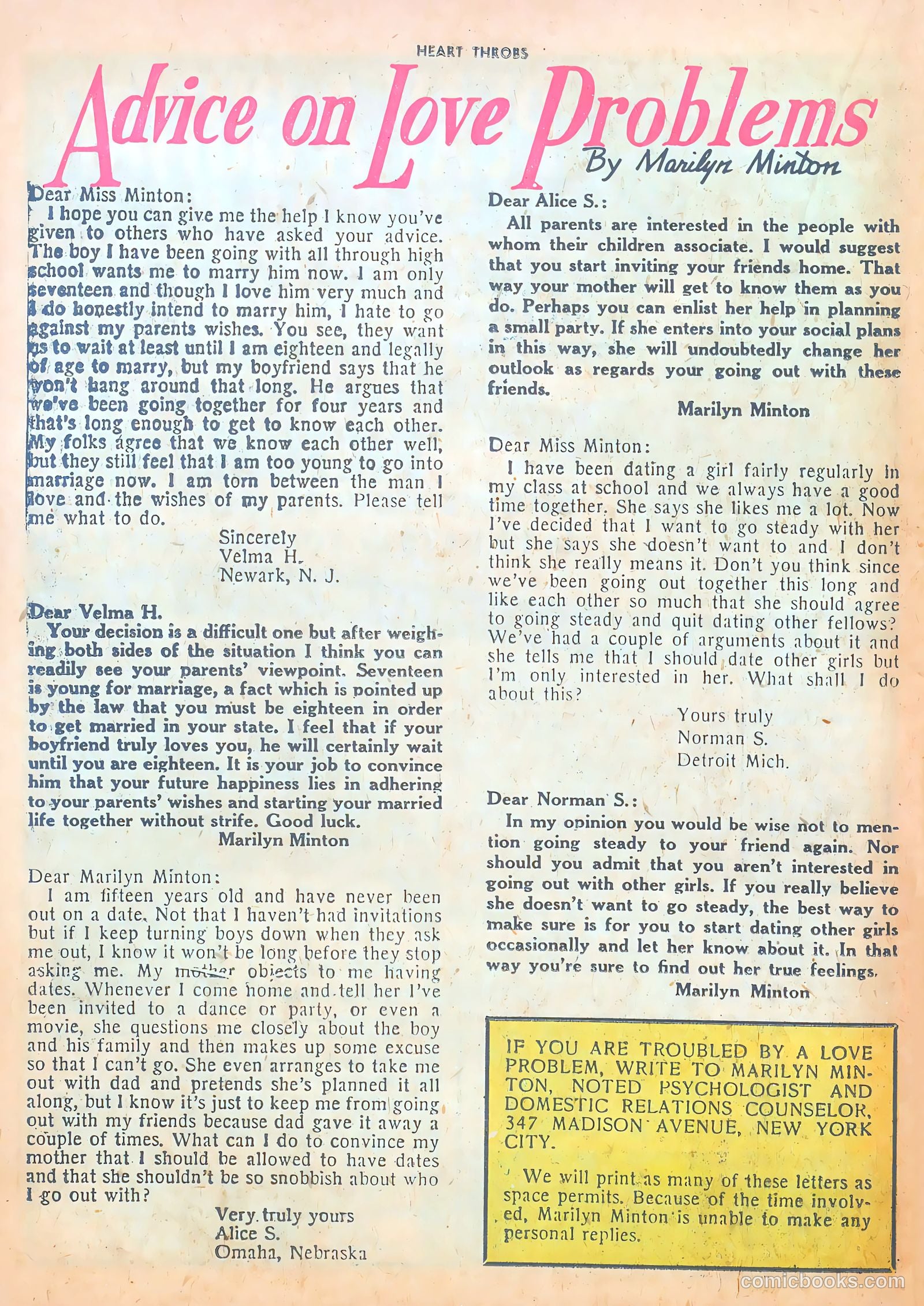 Heart Throbs #22 — page 26 of 37