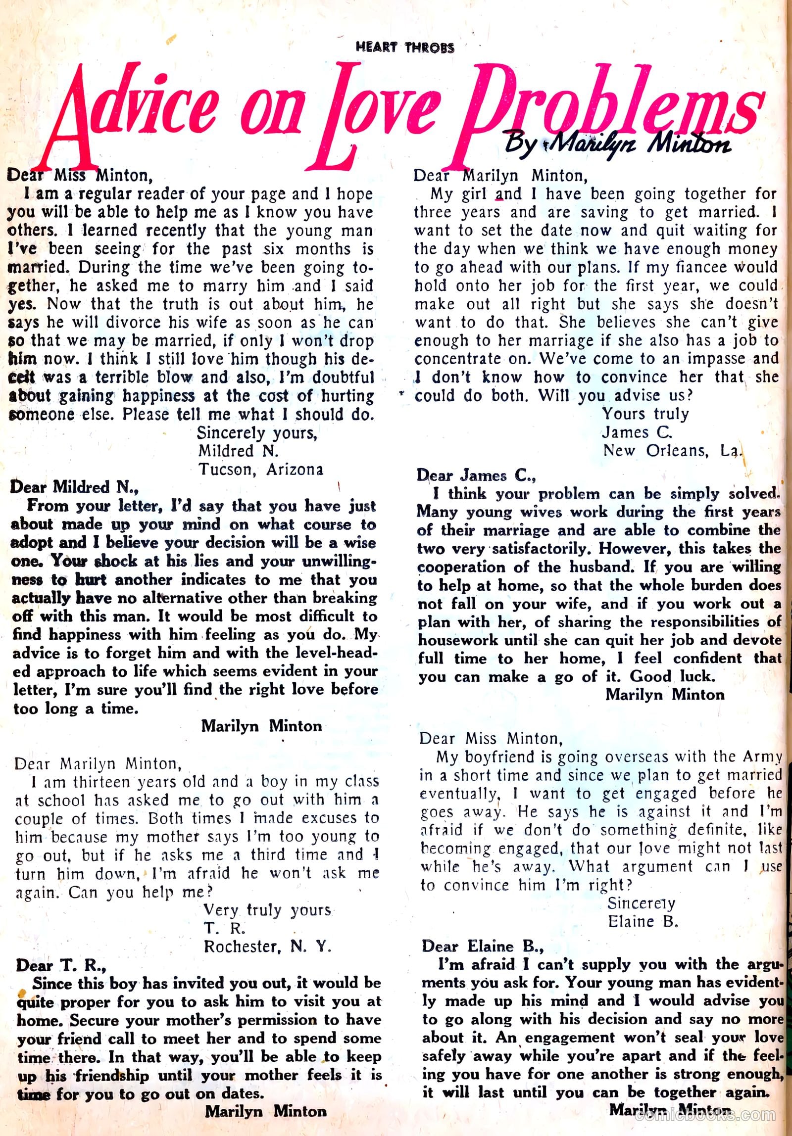 Heart Throbs #23 — page 26 of 36