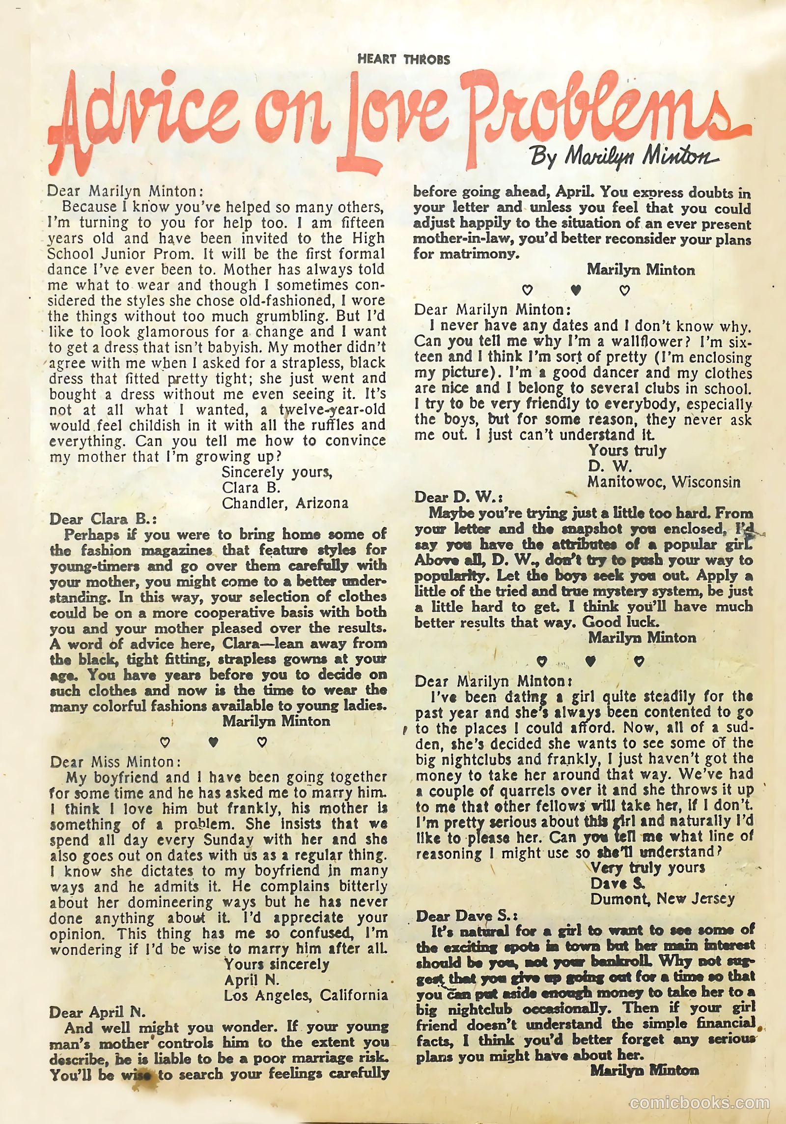 Heart Throbs #25 — page 26 of 36