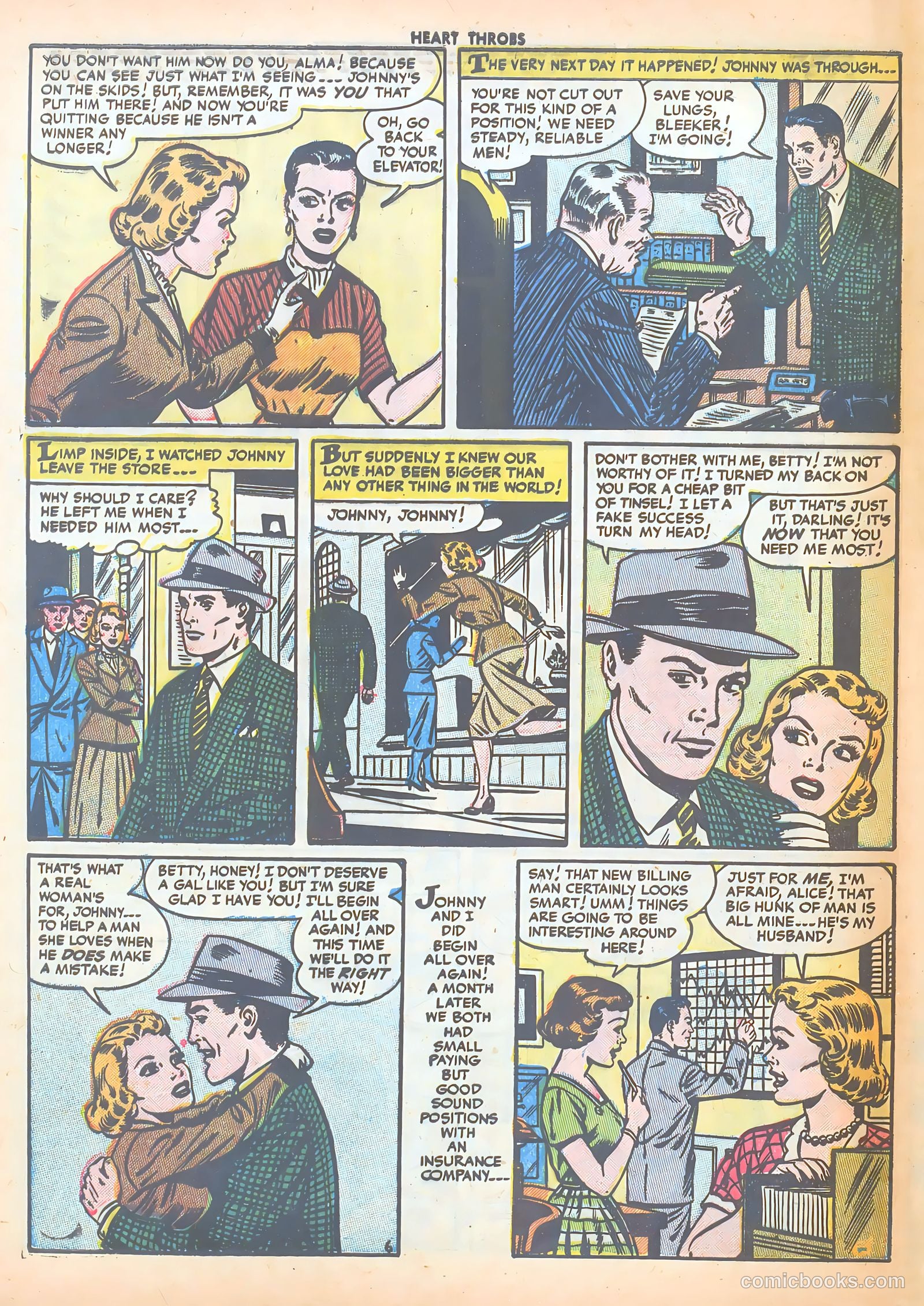 Heart Throbs #27 — page 32 of 37