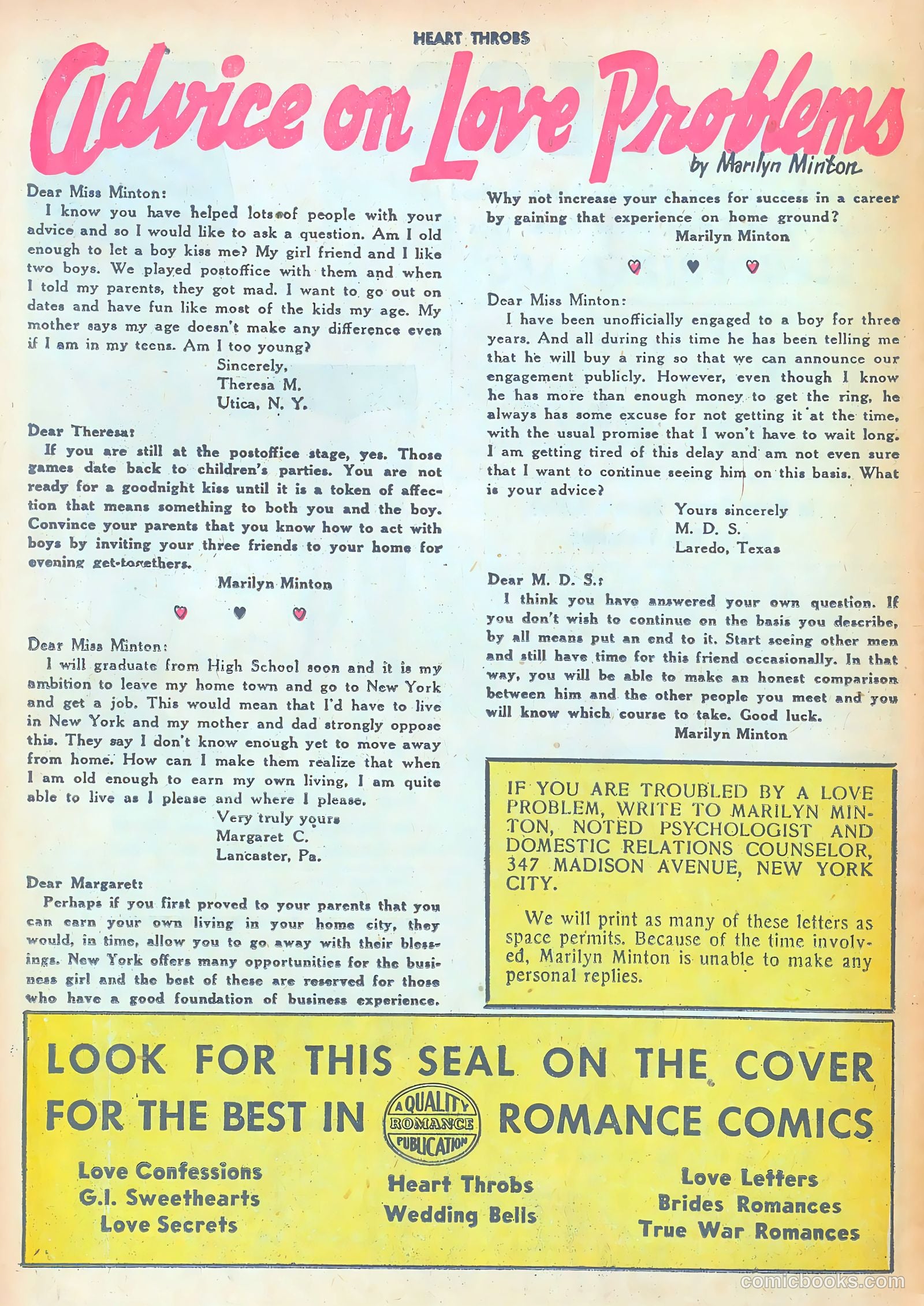 Heart Throbs #29 — page 26 of 37
