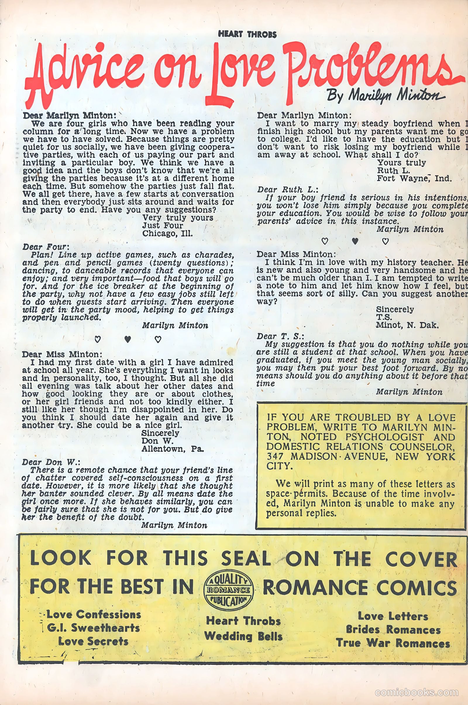 Heart Throbs #31 — page 26 of 37