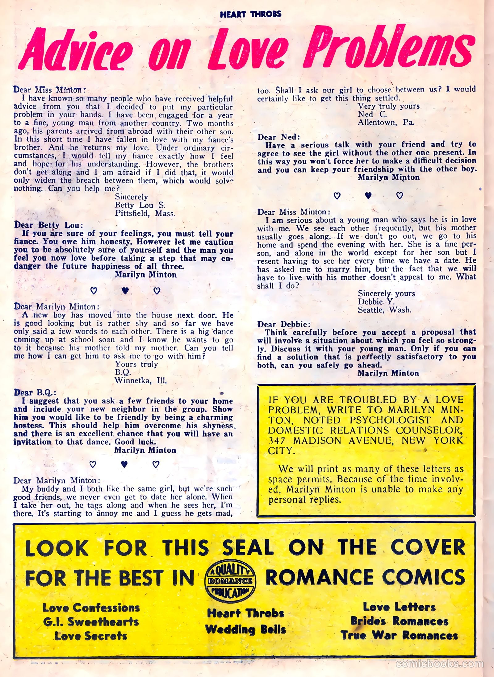 Heart Throbs #33 — page 26 of 36