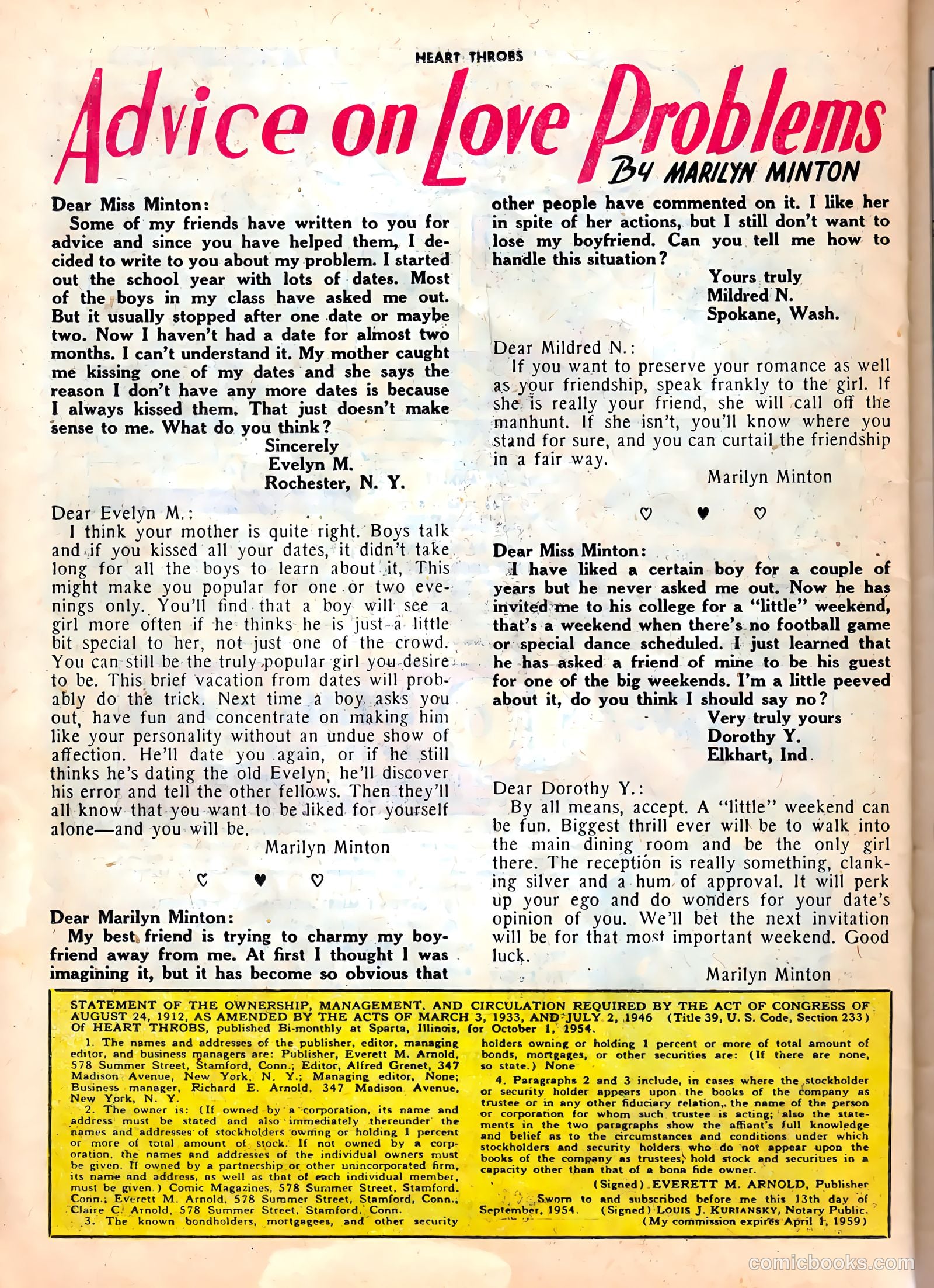 Heart Throbs #34 — page 26 of 36