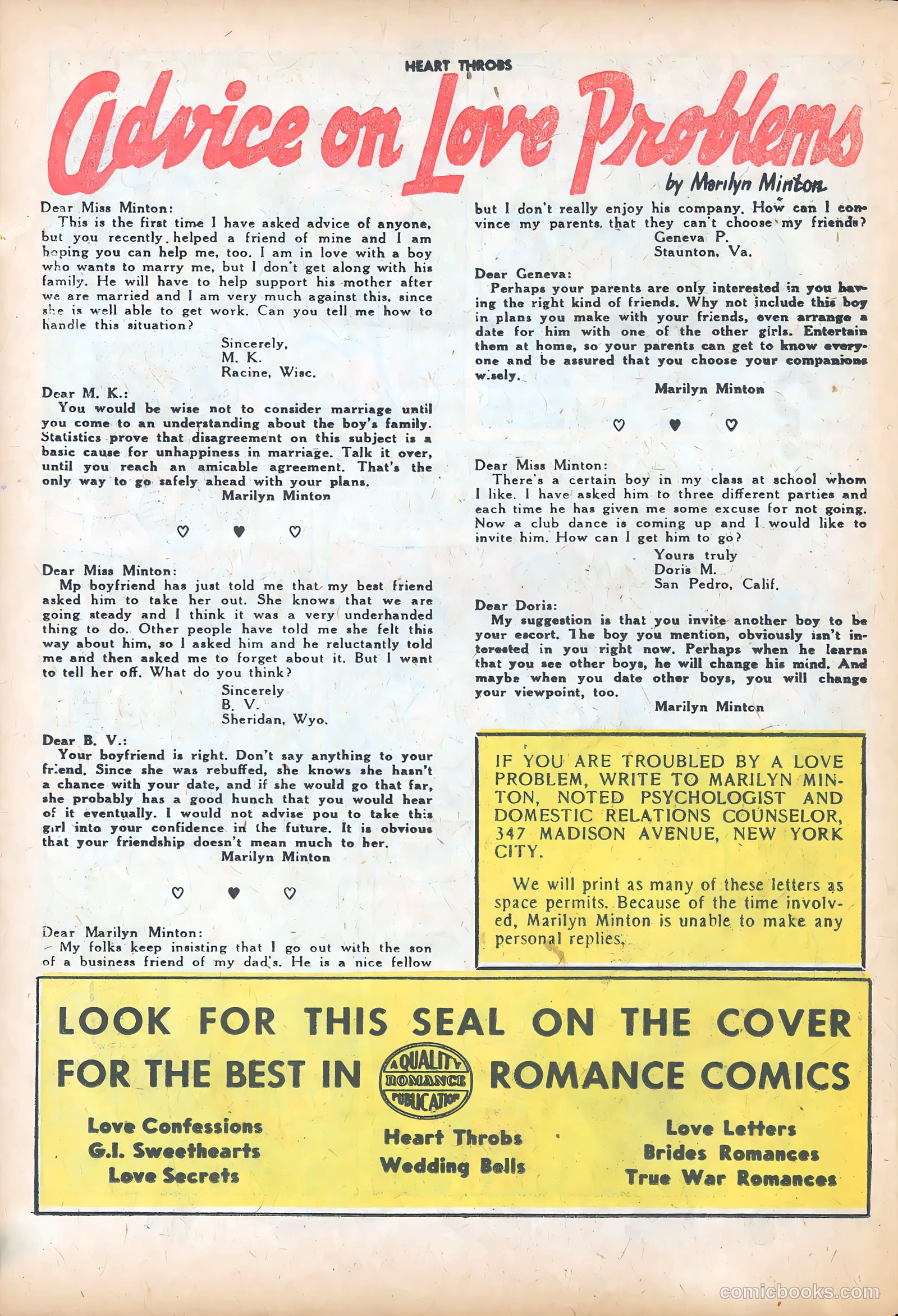 Heart Throbs #36 — page 26 of 37