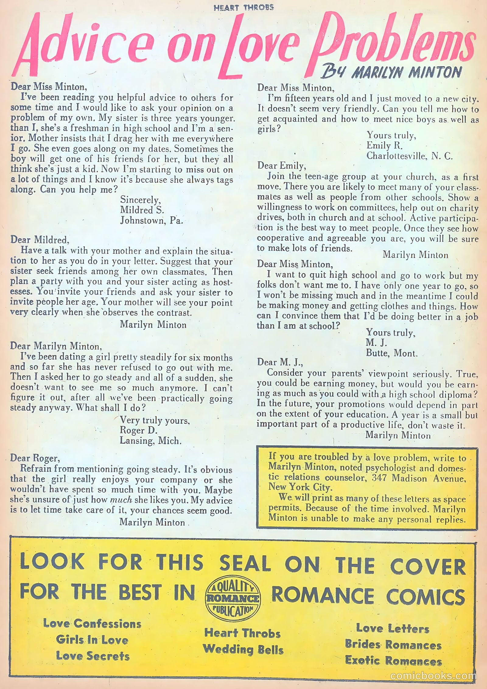 Heart Throbs #37 — page 26 of 37