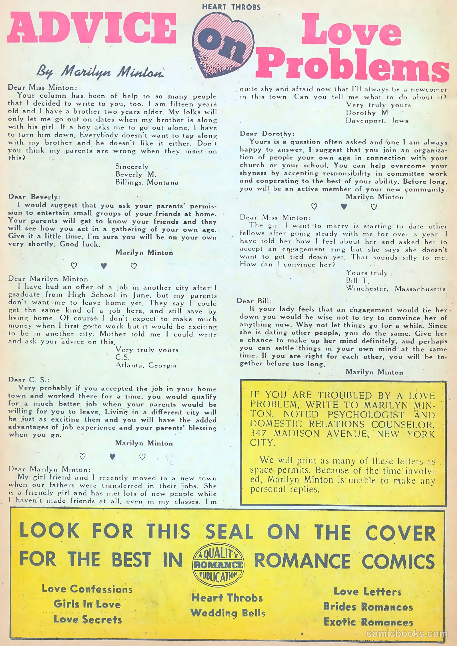 Heart Throbs #40 — page 26 of 37