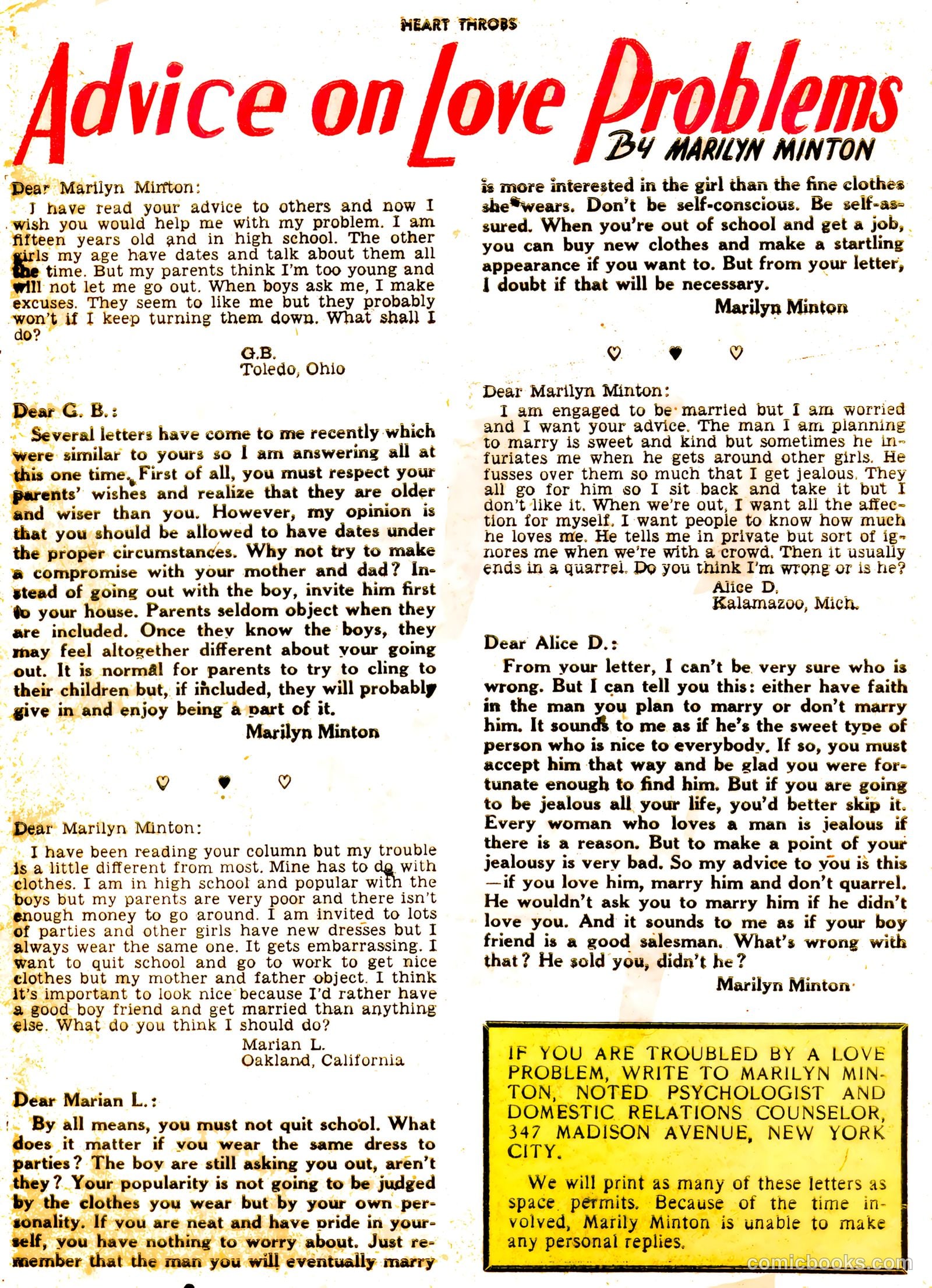 Heart Throbs #9 — page 26 of 36