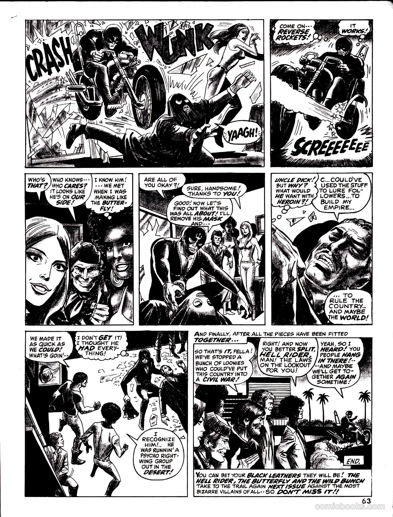 Hell Rider #1 — page 62 of 63