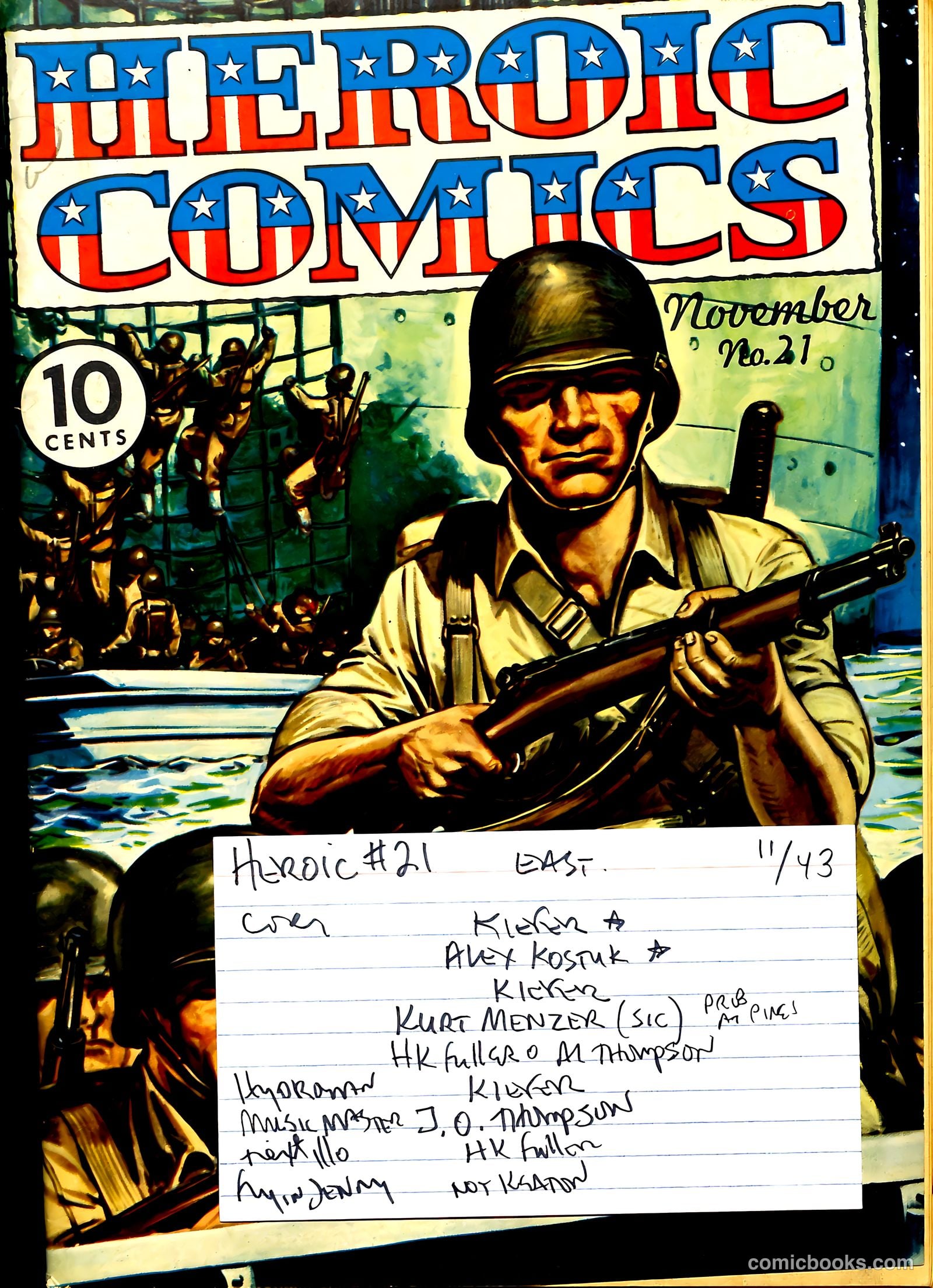 Heroic Comics #21 — page 61 of 61