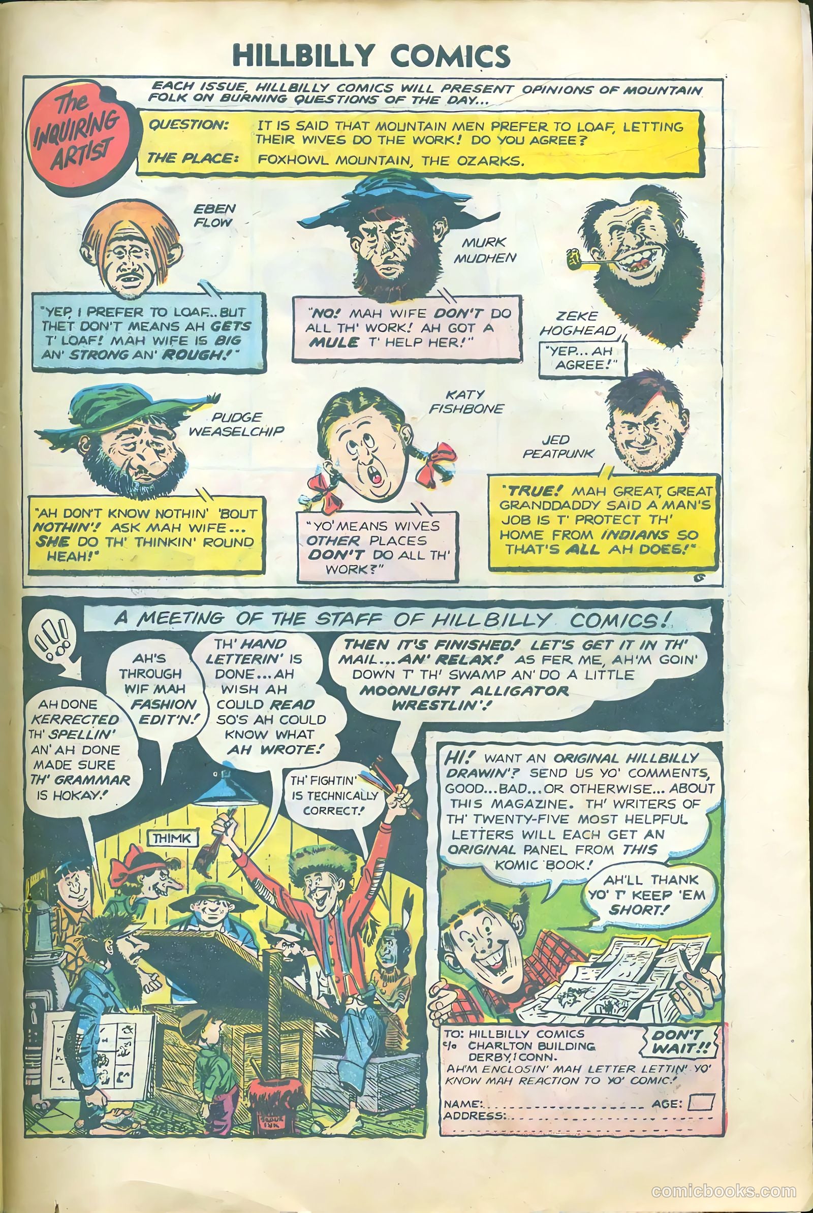 Hillbilly Comics #1 — page 33 of 36