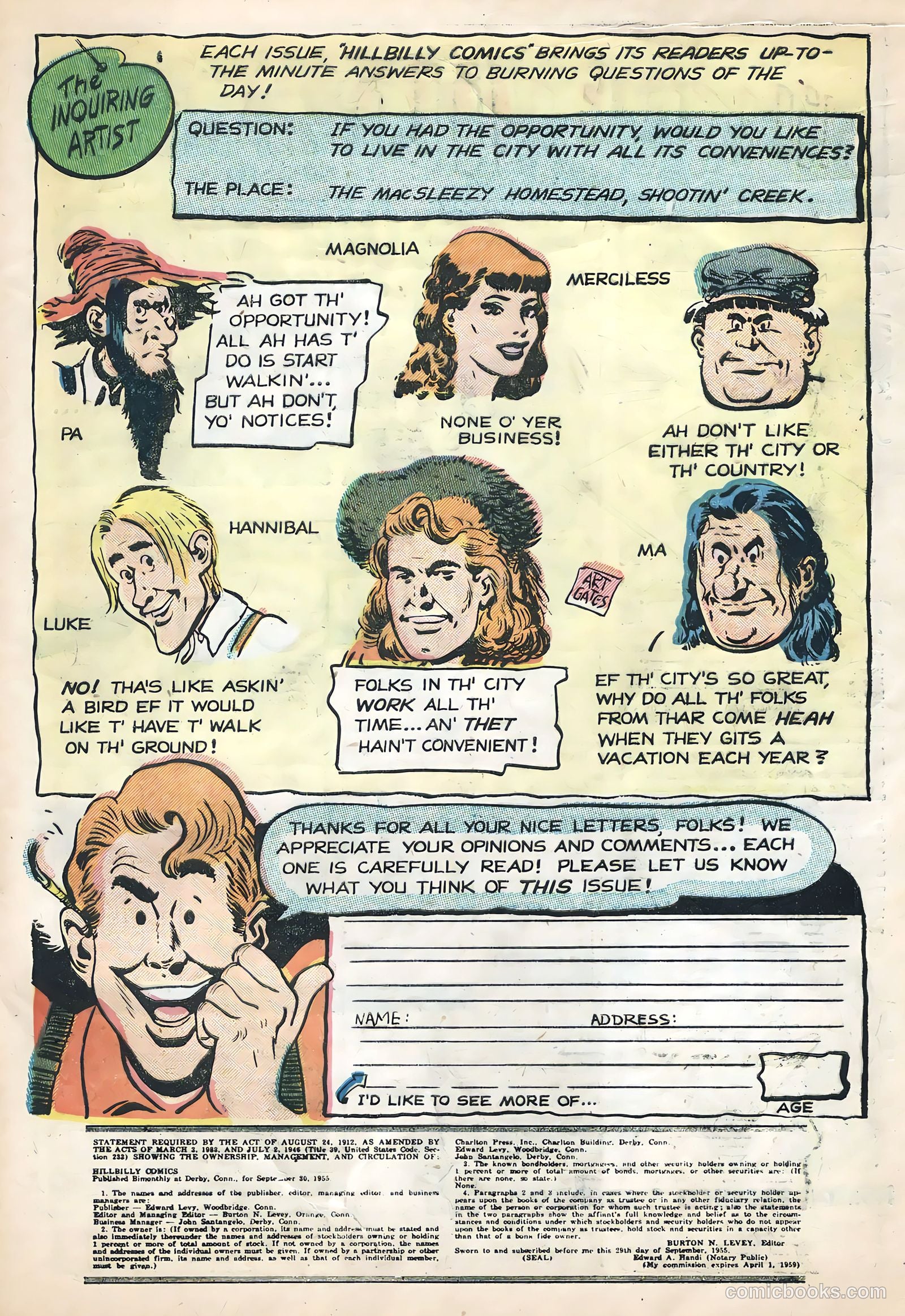 Hillbilly Comics #4 — page 33 of 36