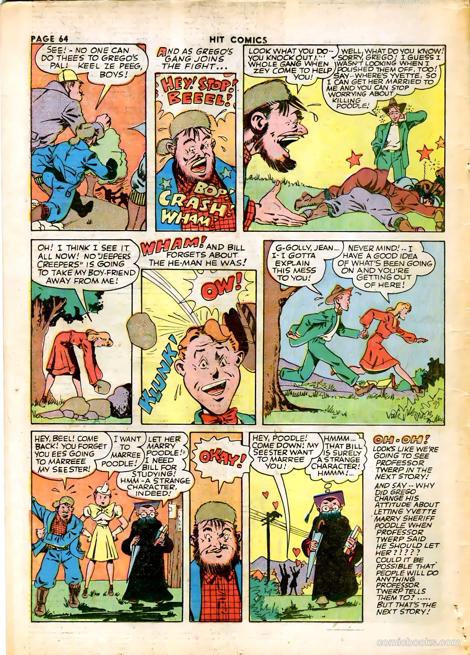 Hit Comics #28 — page 67 of 69