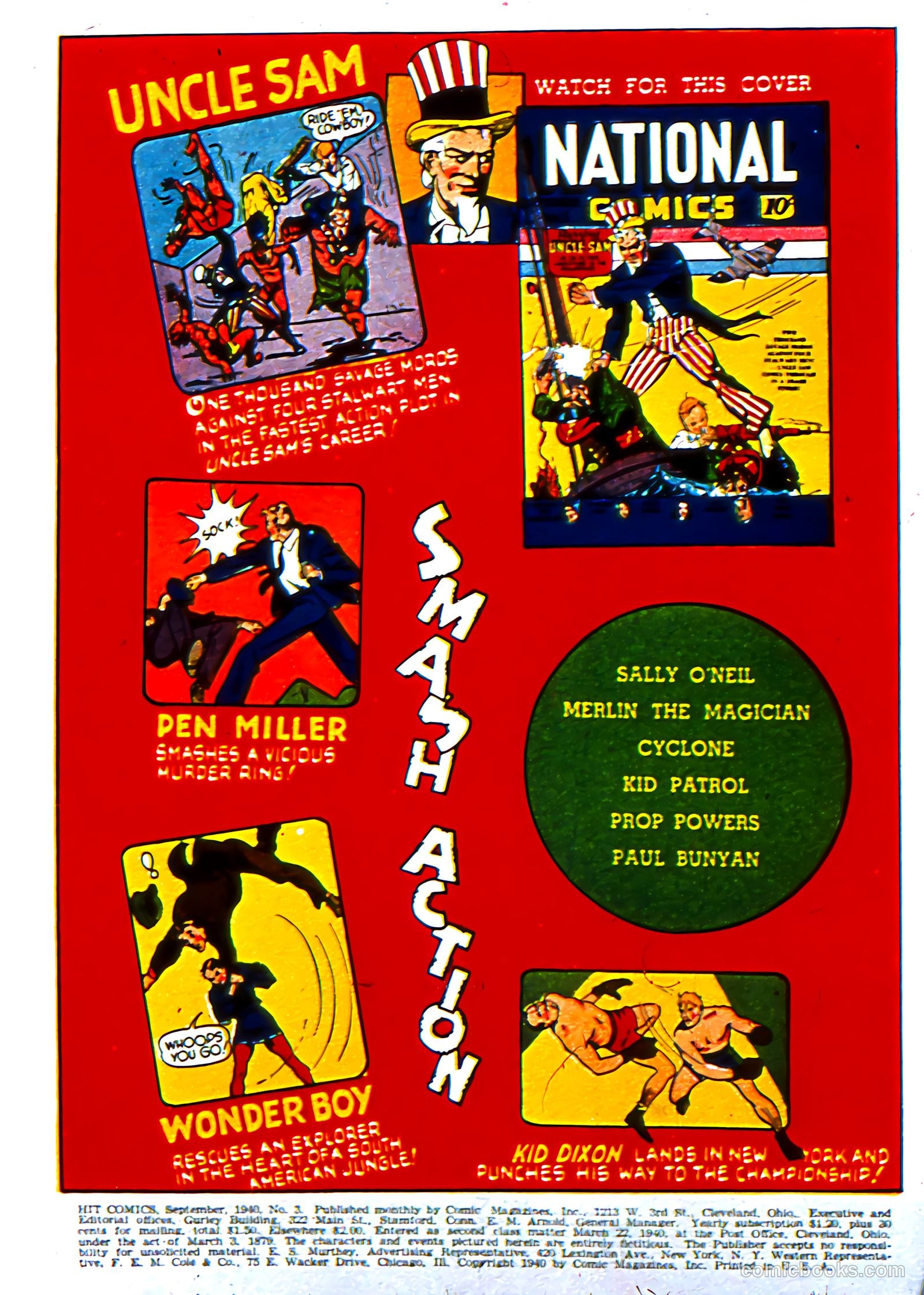 Hit Comics #3 — page 2 of 68