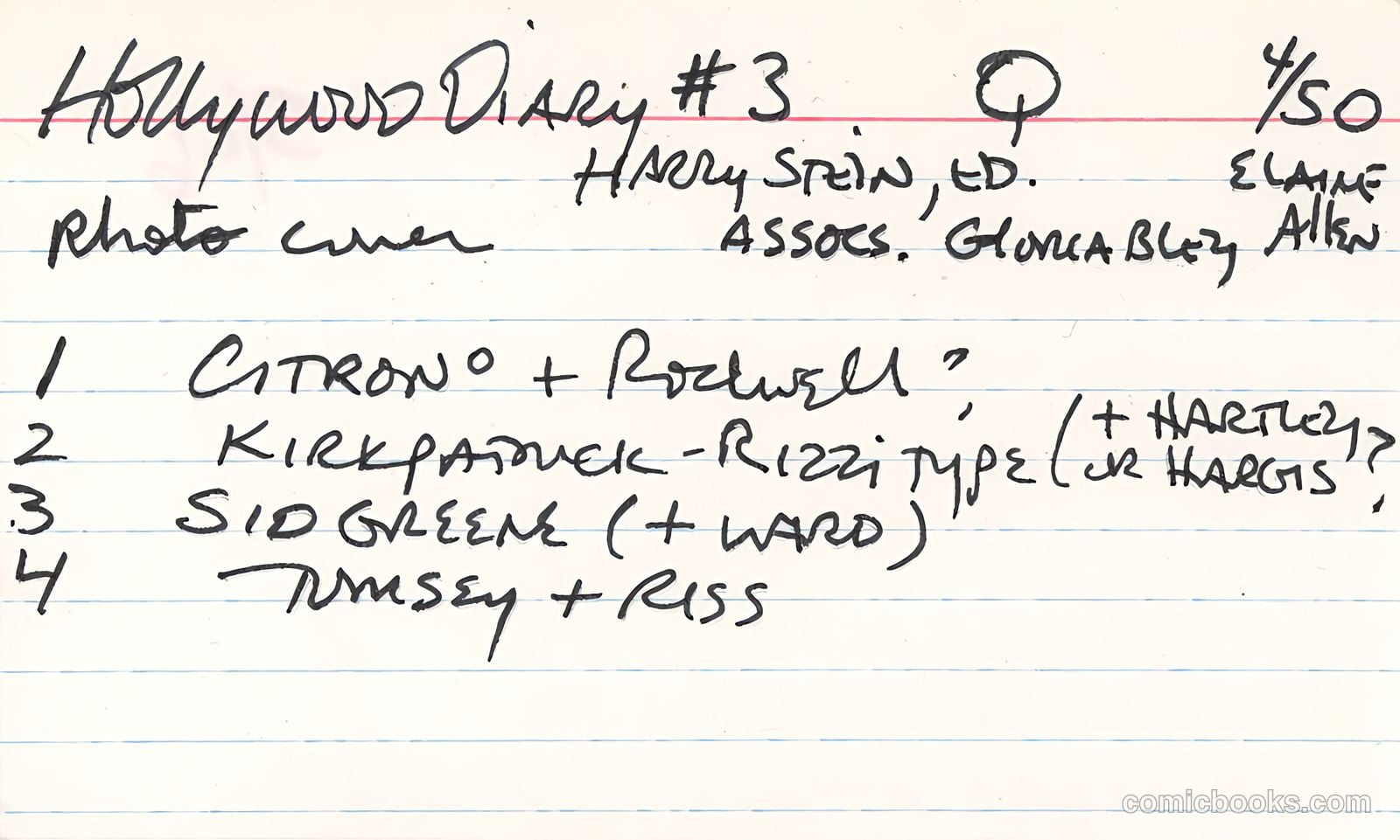 Hollywood Diary #3 — page 37 of 37