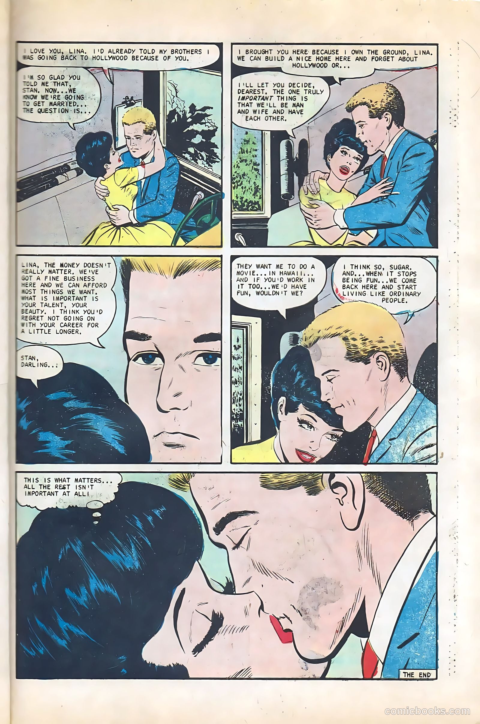 Hollywood Romances #47 — page 33 of 36