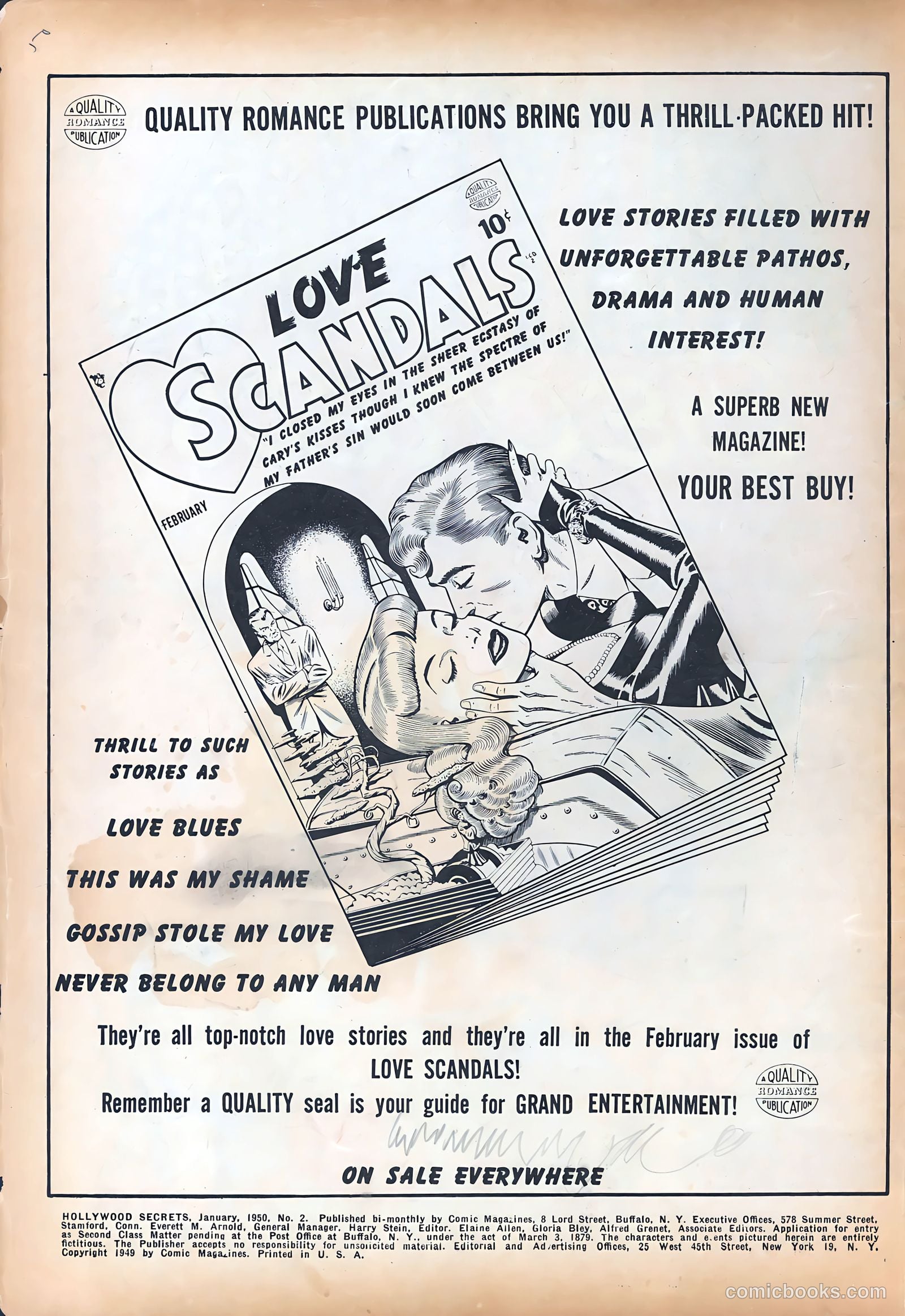 Hollywood Secrets #2 — page 2 of 36