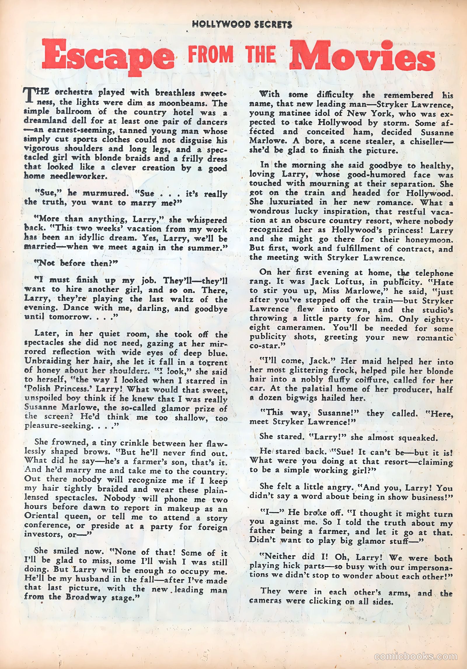 Hollywood Secrets #5 — page 26 of 36