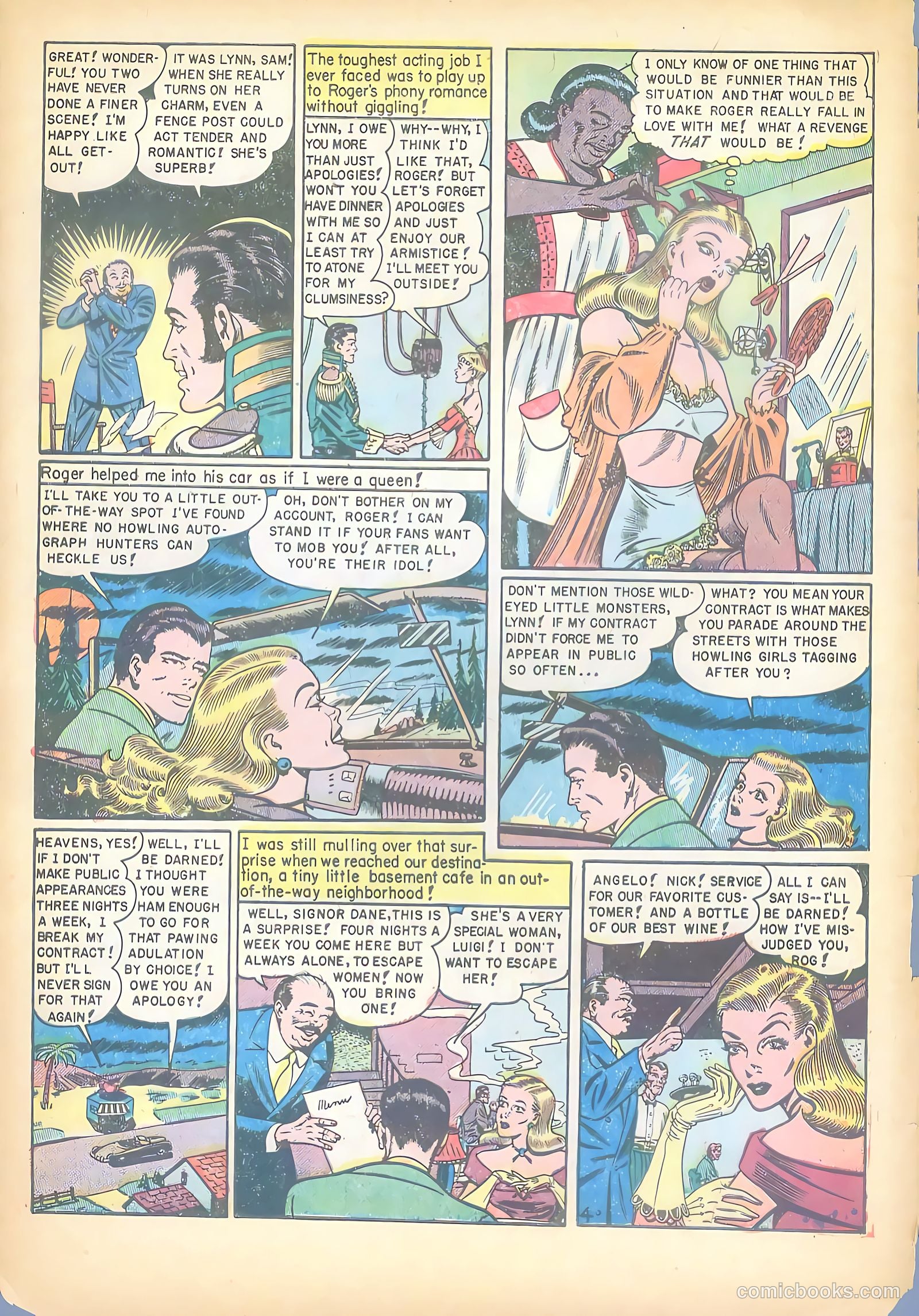 Hollywood Secrets of Romance #9 — page 6 of 36