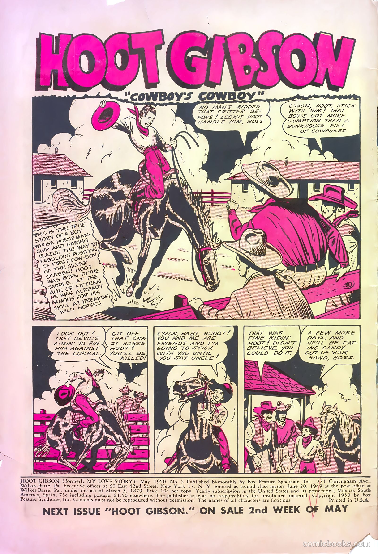 Hoot Gibson #5 — page 2 of 36