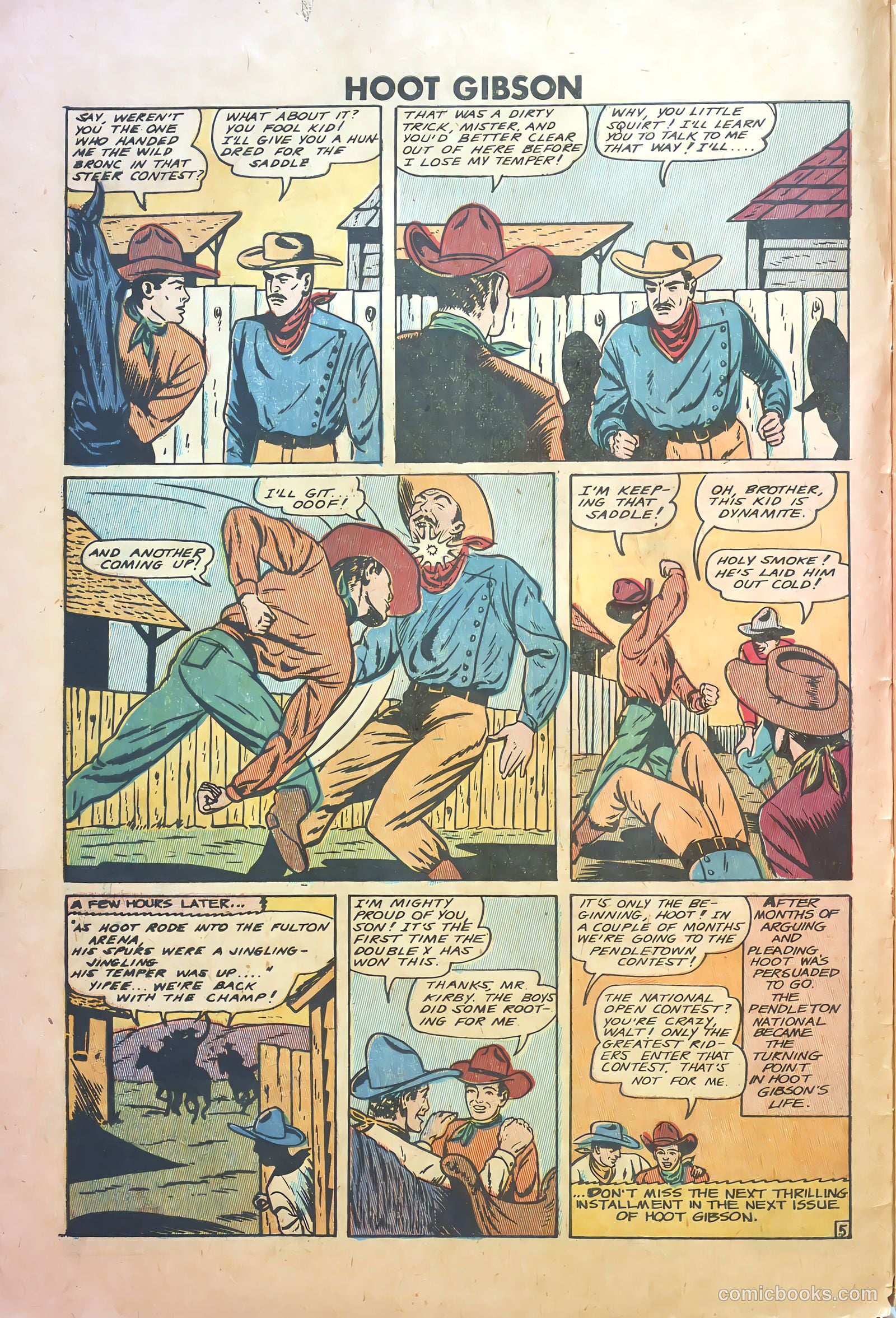 Hoot Gibson #5 — page 6 of 36