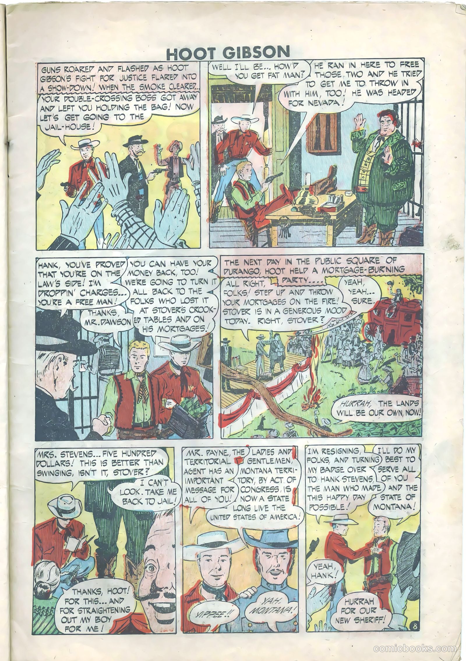 Hoot Gibson #6 — page 9 of 36