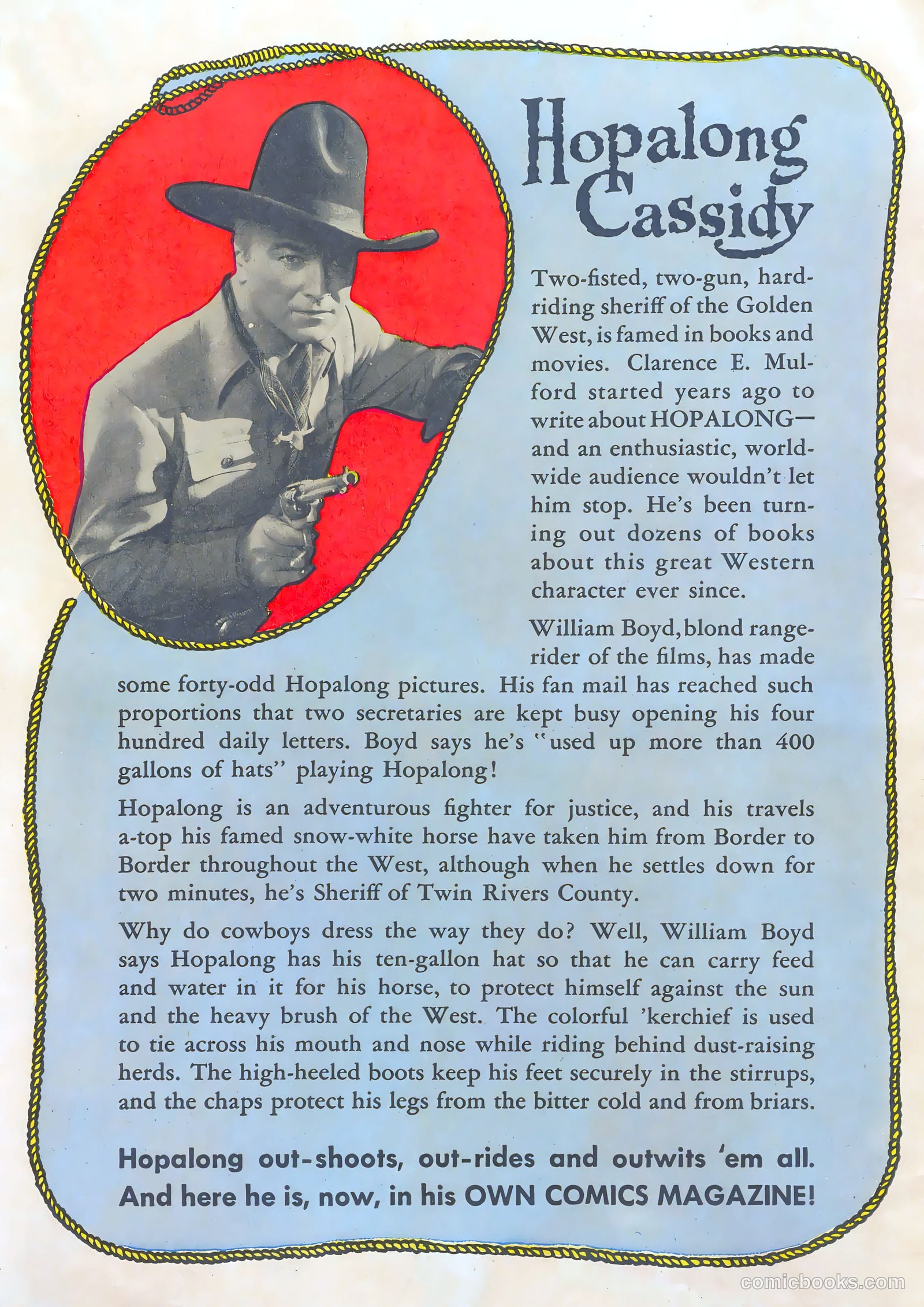 Hopalong Cassidy #1 — page 2 of 67