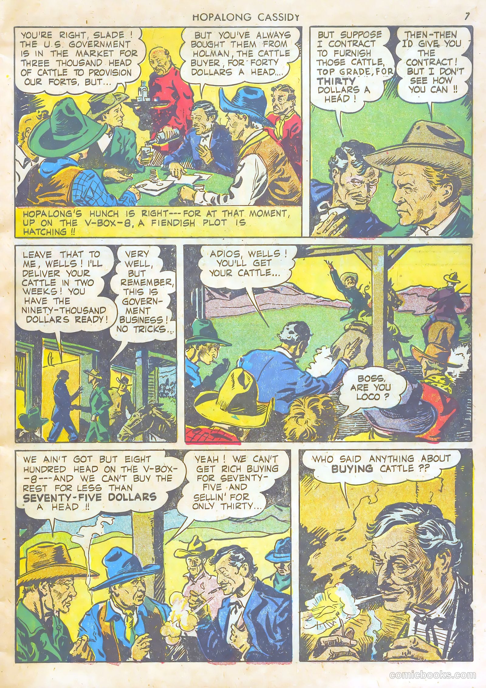 Hopalong Cassidy #1 — page 7 of 67