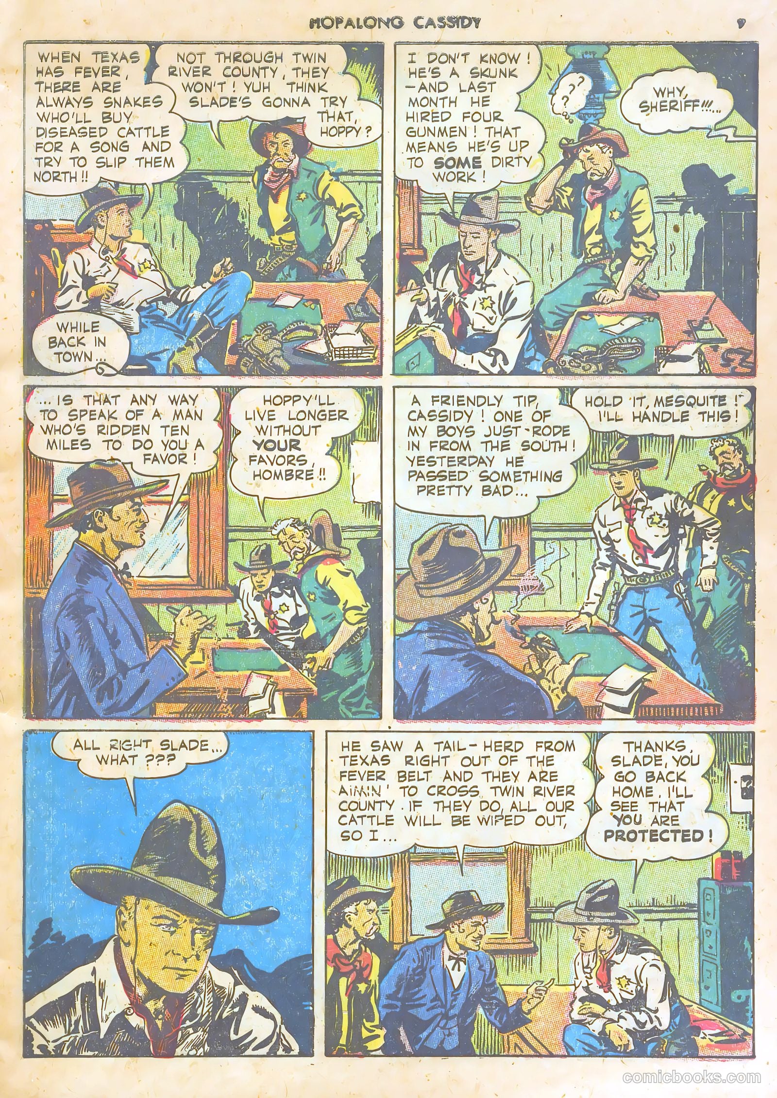 Hopalong Cassidy #1 — page 9 of 67