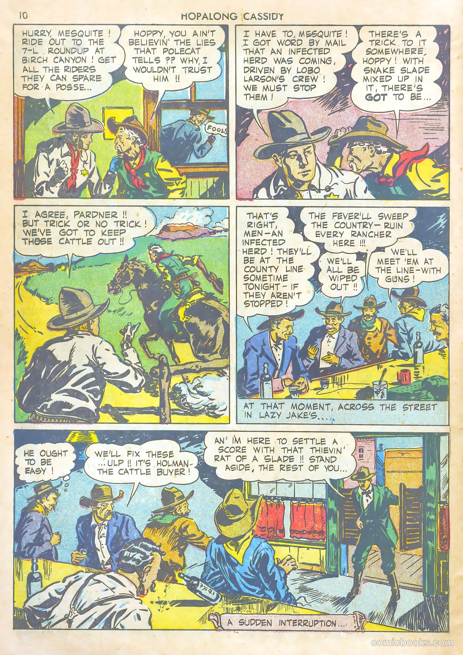 Hopalong Cassidy #1 — page 10 of 67