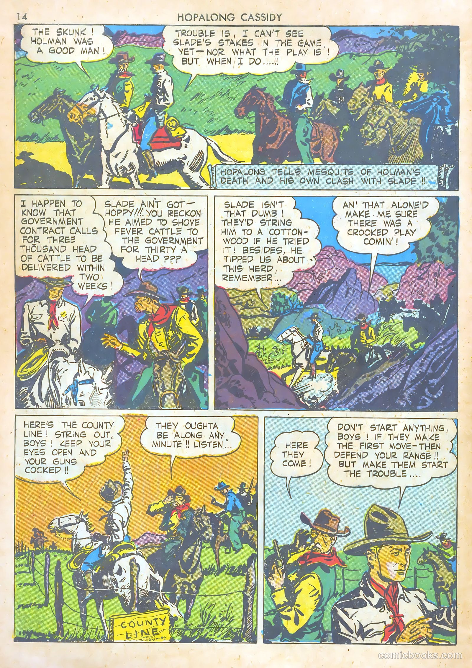Hopalong Cassidy #1 — page 14 of 67