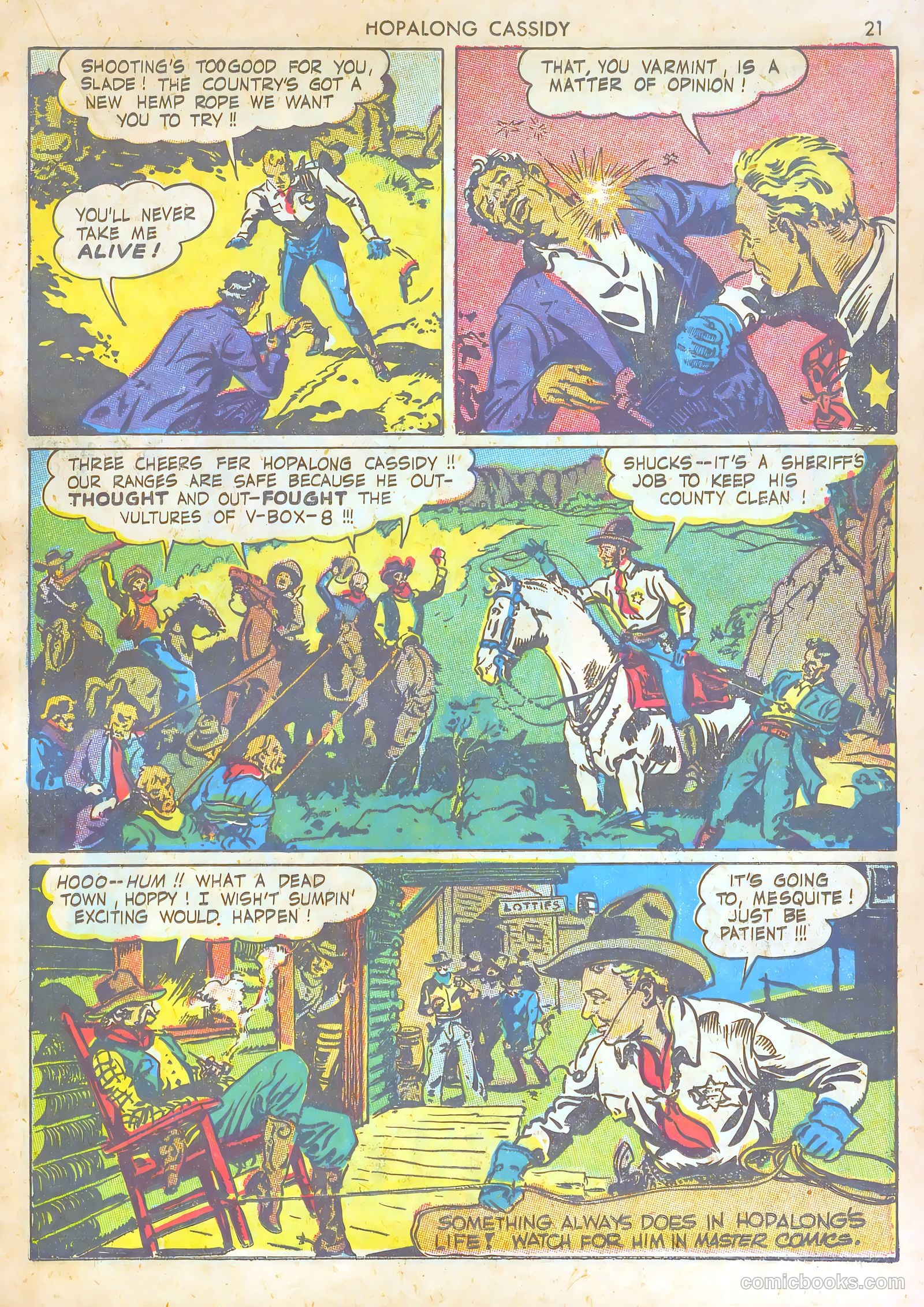 Hopalong Cassidy #1 — page 21 of 67
