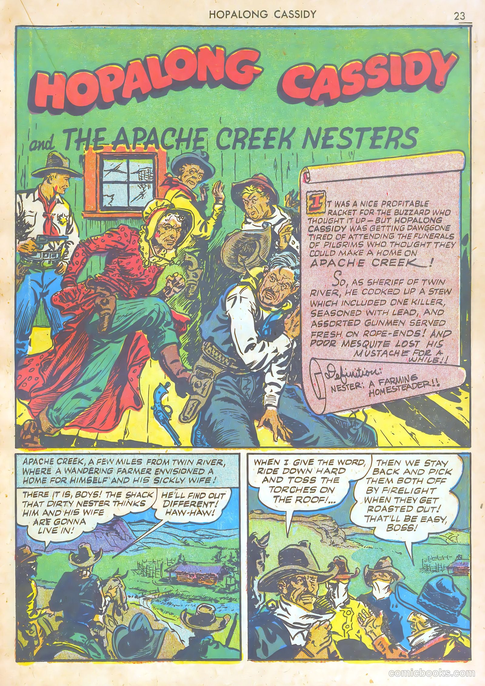 Hopalong Cassidy #1 — page 23 of 67
