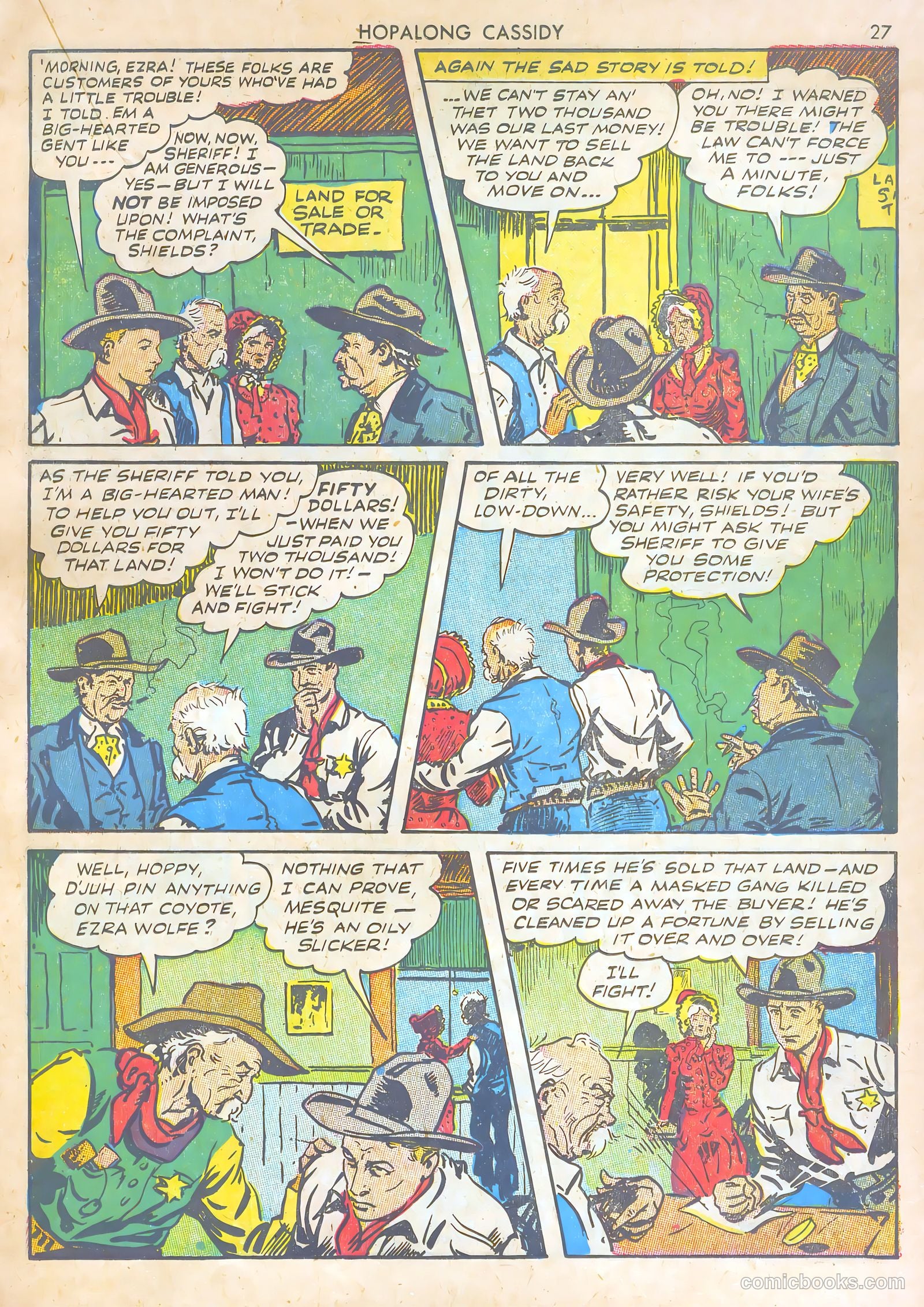 Hopalong Cassidy #1 — page 27 of 67