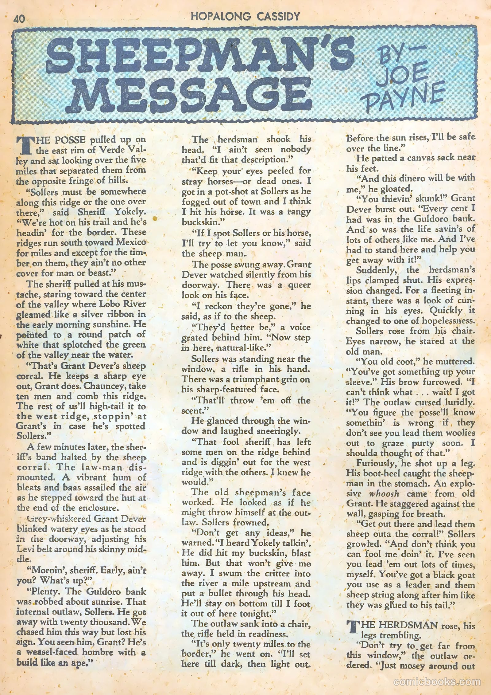 Hopalong Cassidy #1 — page 39 of 67