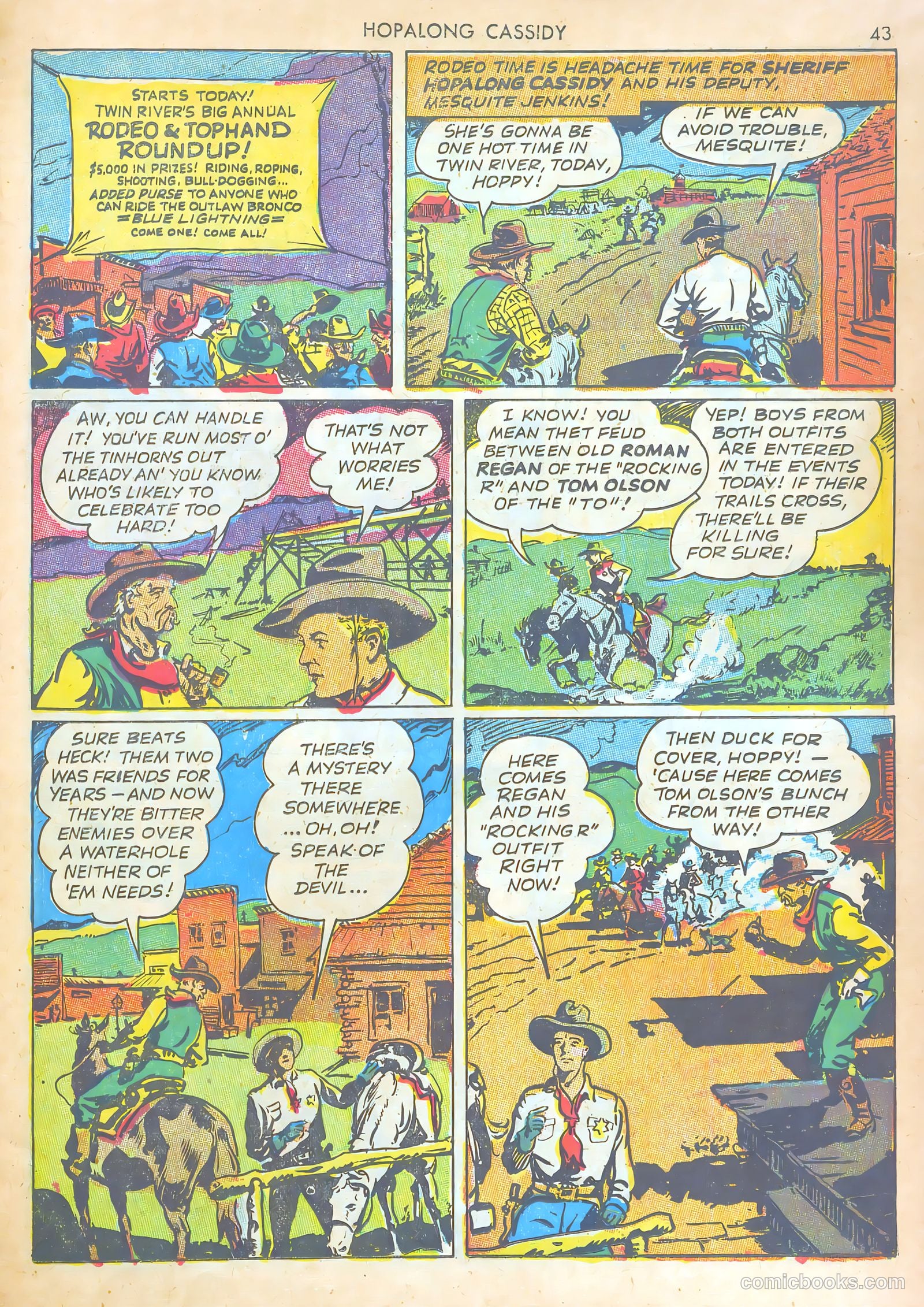 Hopalong Cassidy #1 — page 42 of 67