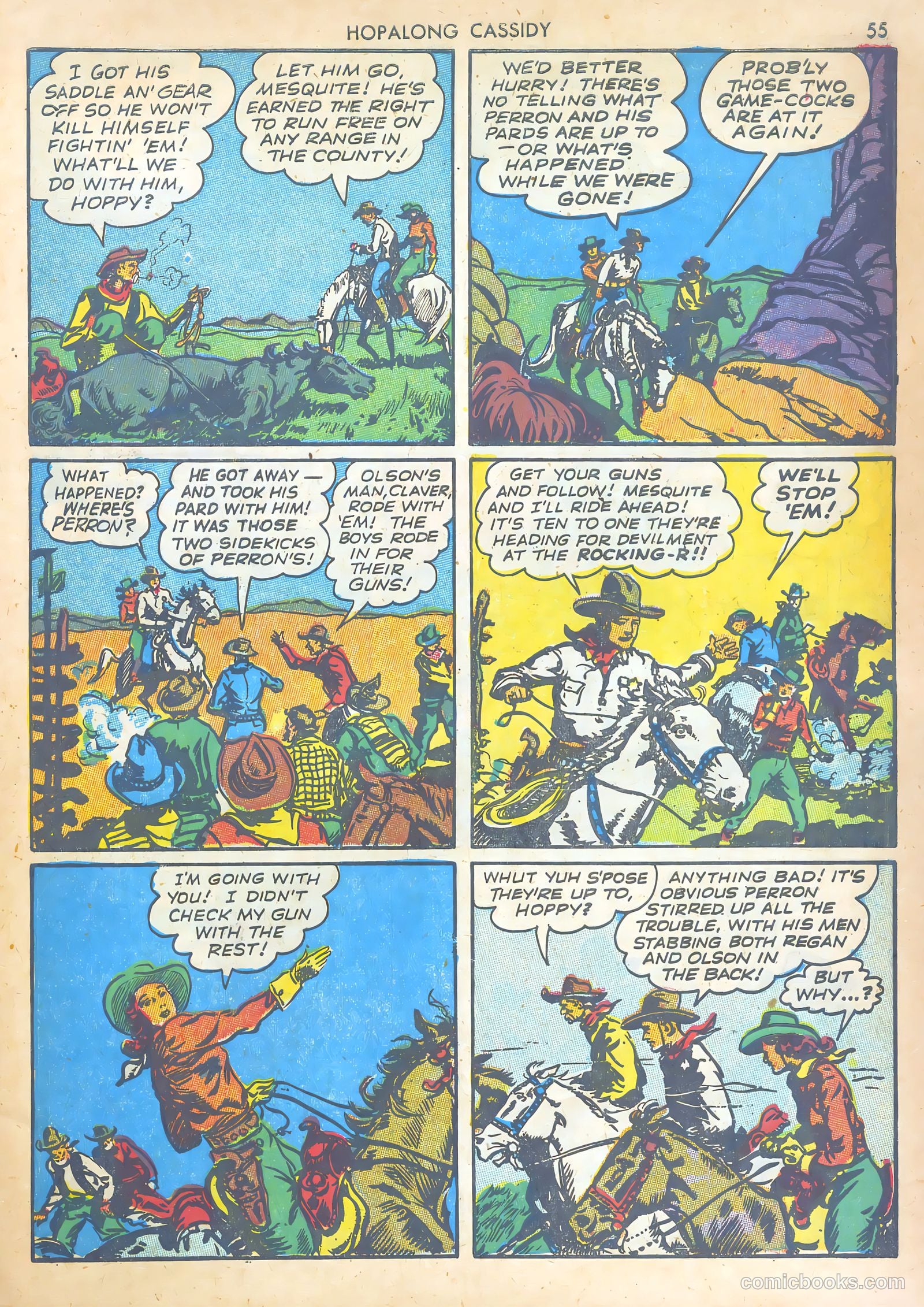 Hopalong Cassidy #1 — page 54 of 67