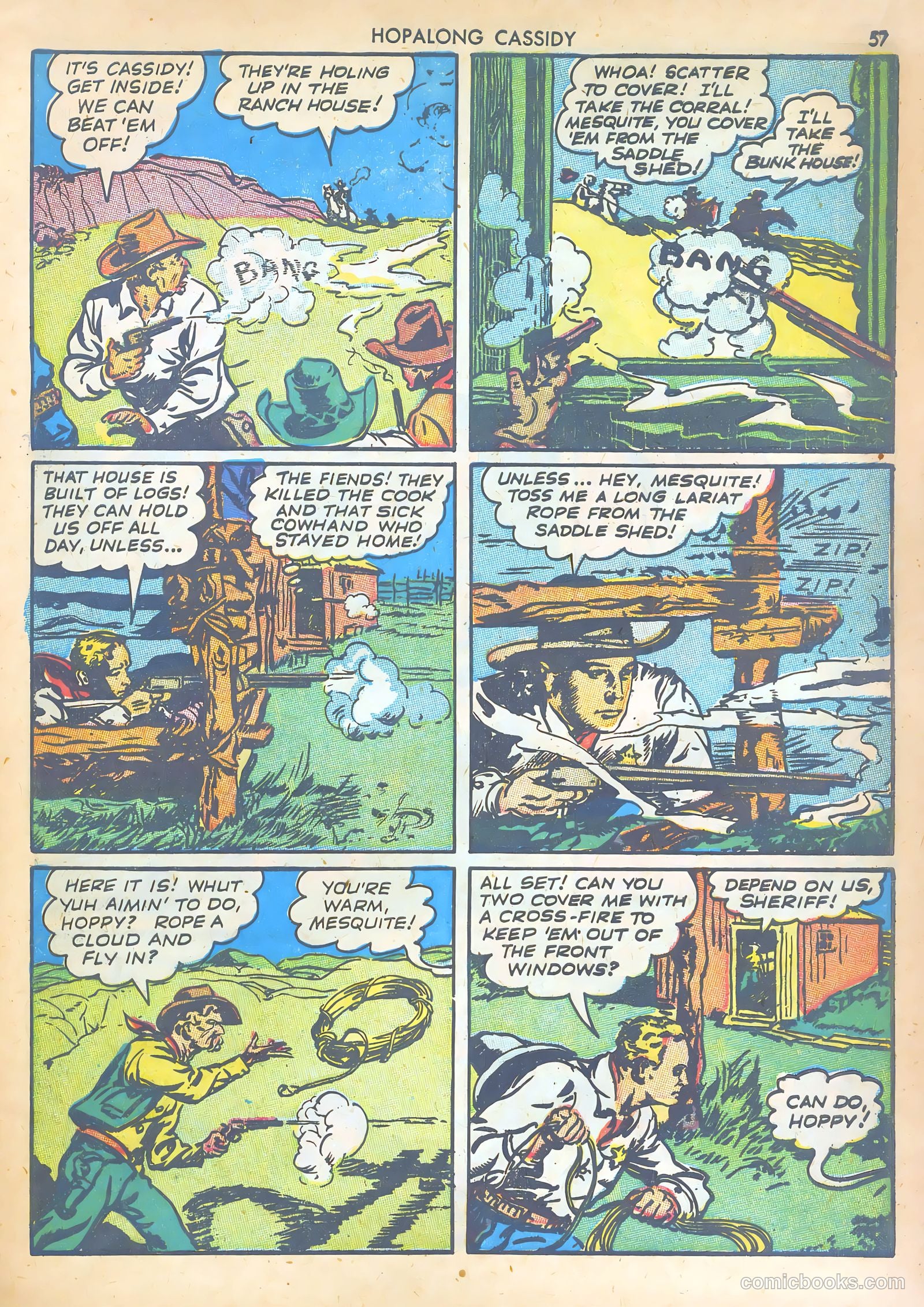 Hopalong Cassidy #1 — page 56 of 67
