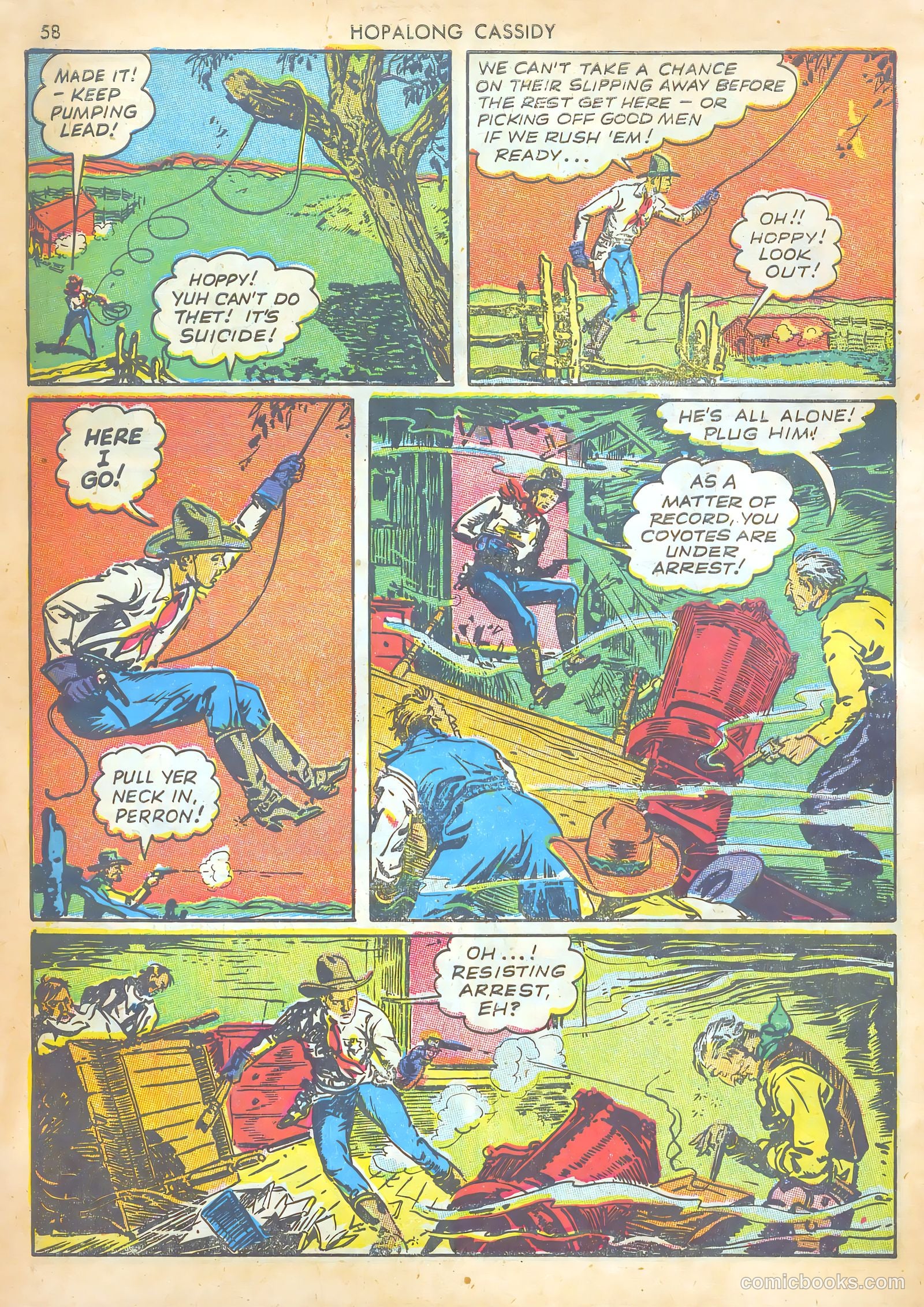 Hopalong Cassidy #1 — page 57 of 67