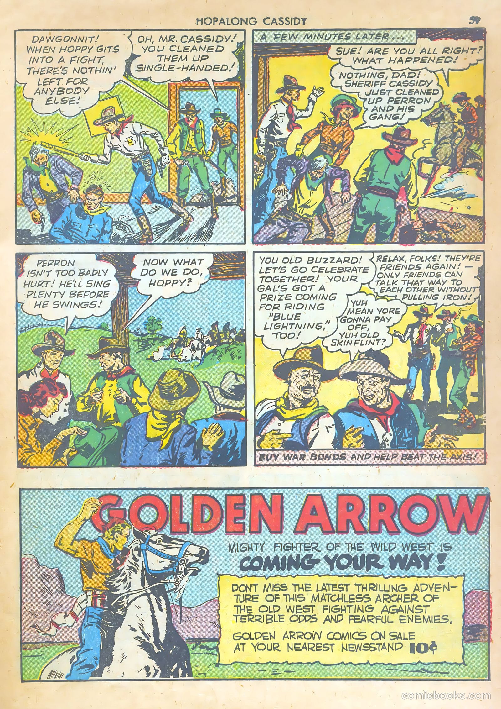 Hopalong Cassidy #1 — page 58 of 67